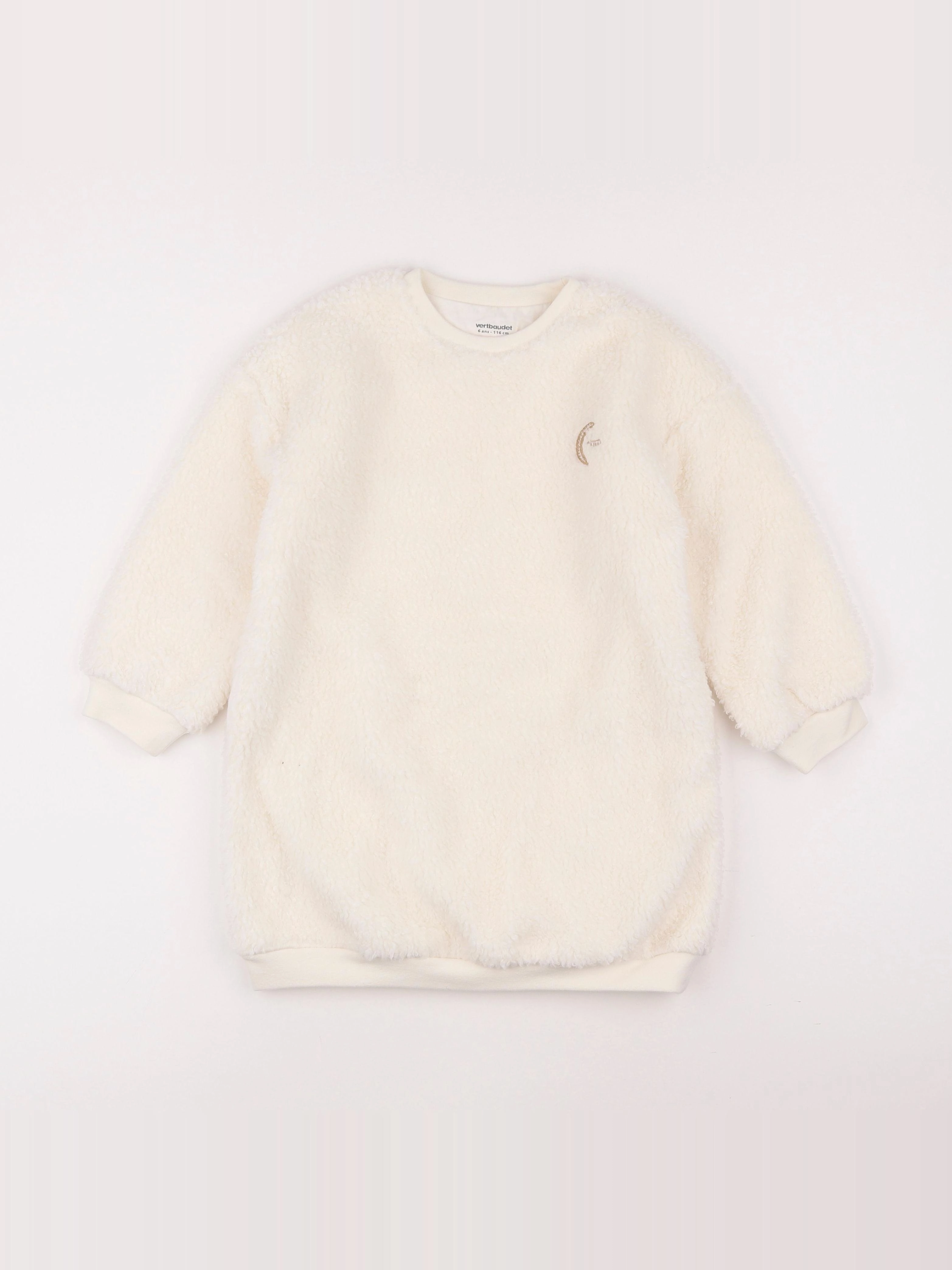 Vertbaudet - robe beige - 6 ans