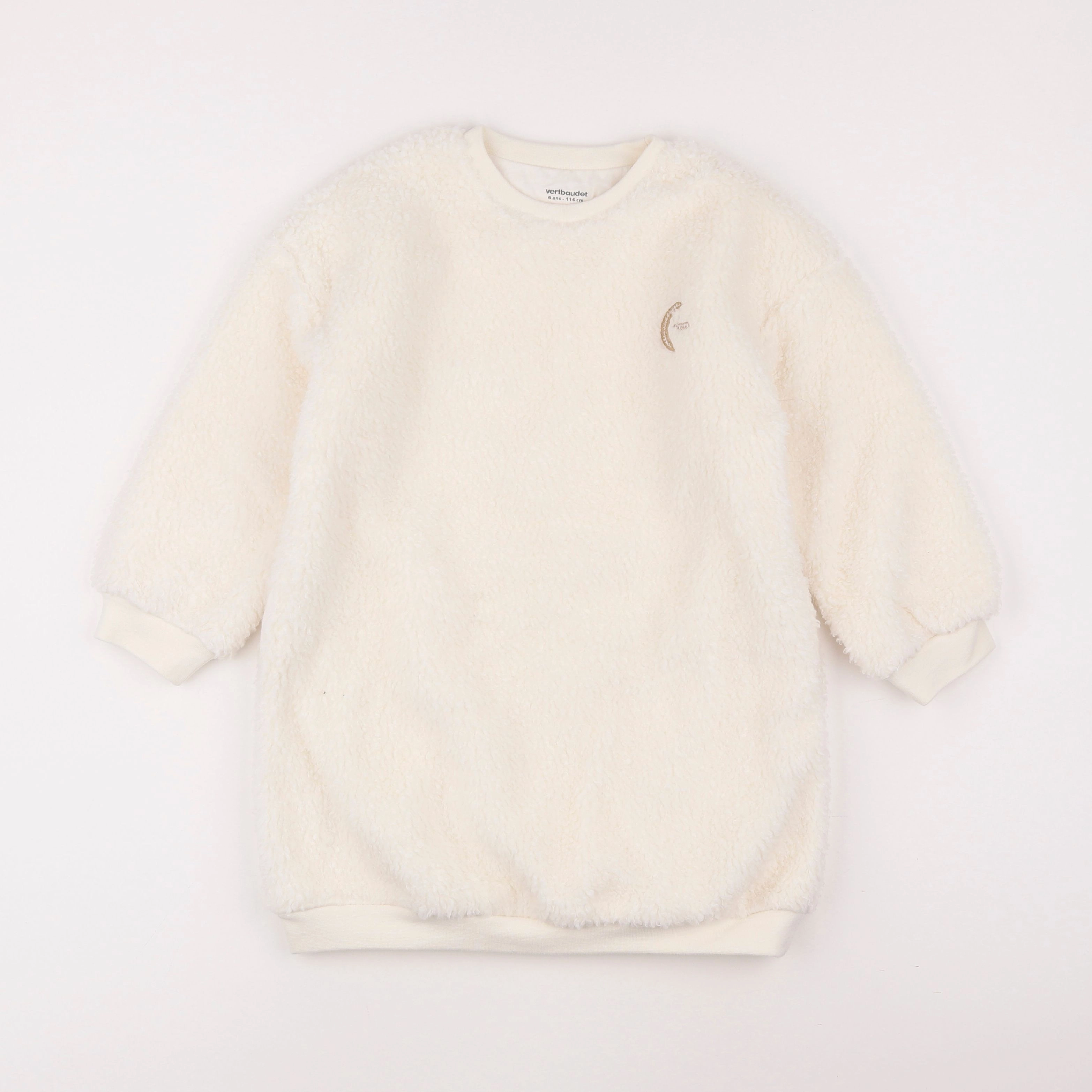 Vertbaudet - robe beige - 6 ans