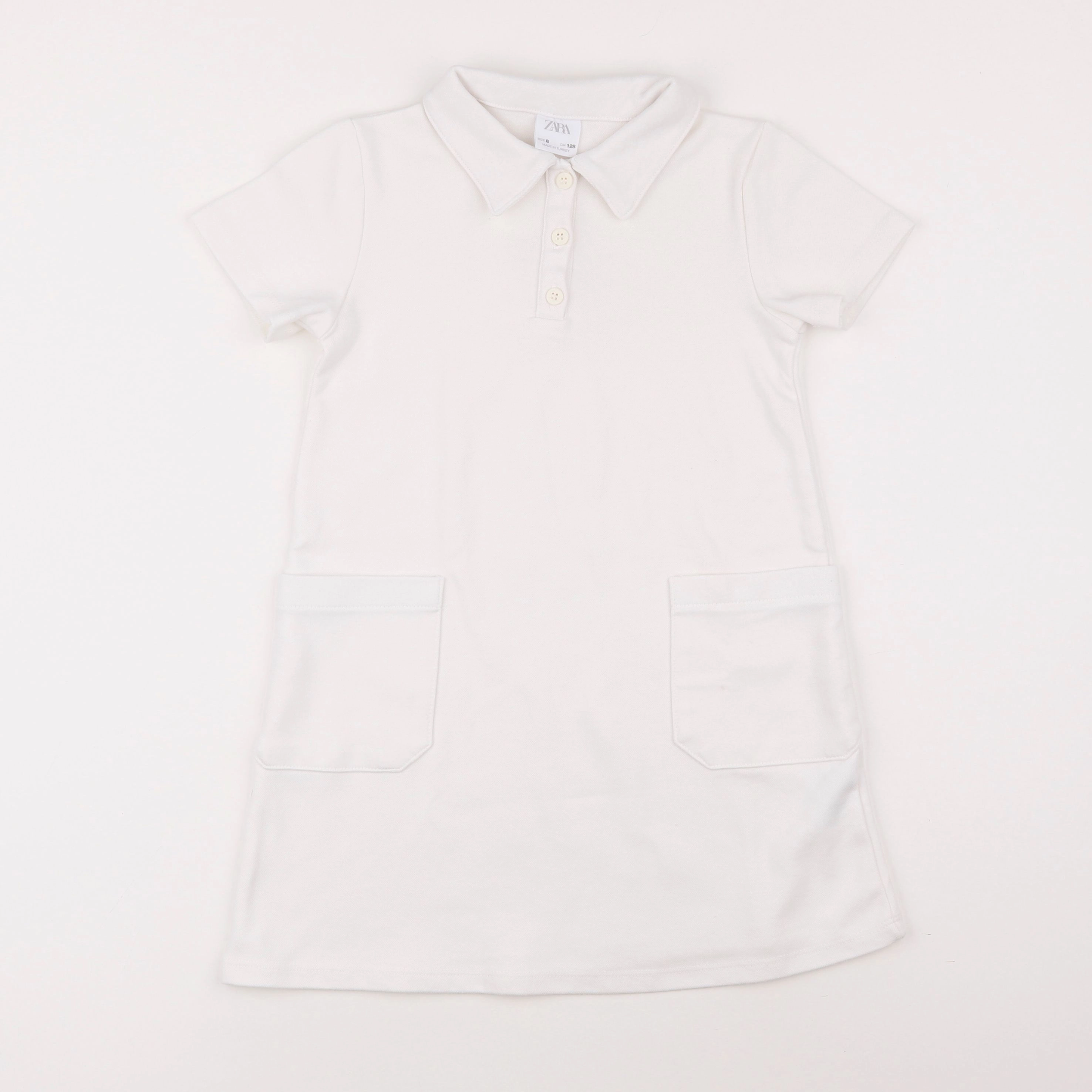 Zara - robe blanc - 8 ans