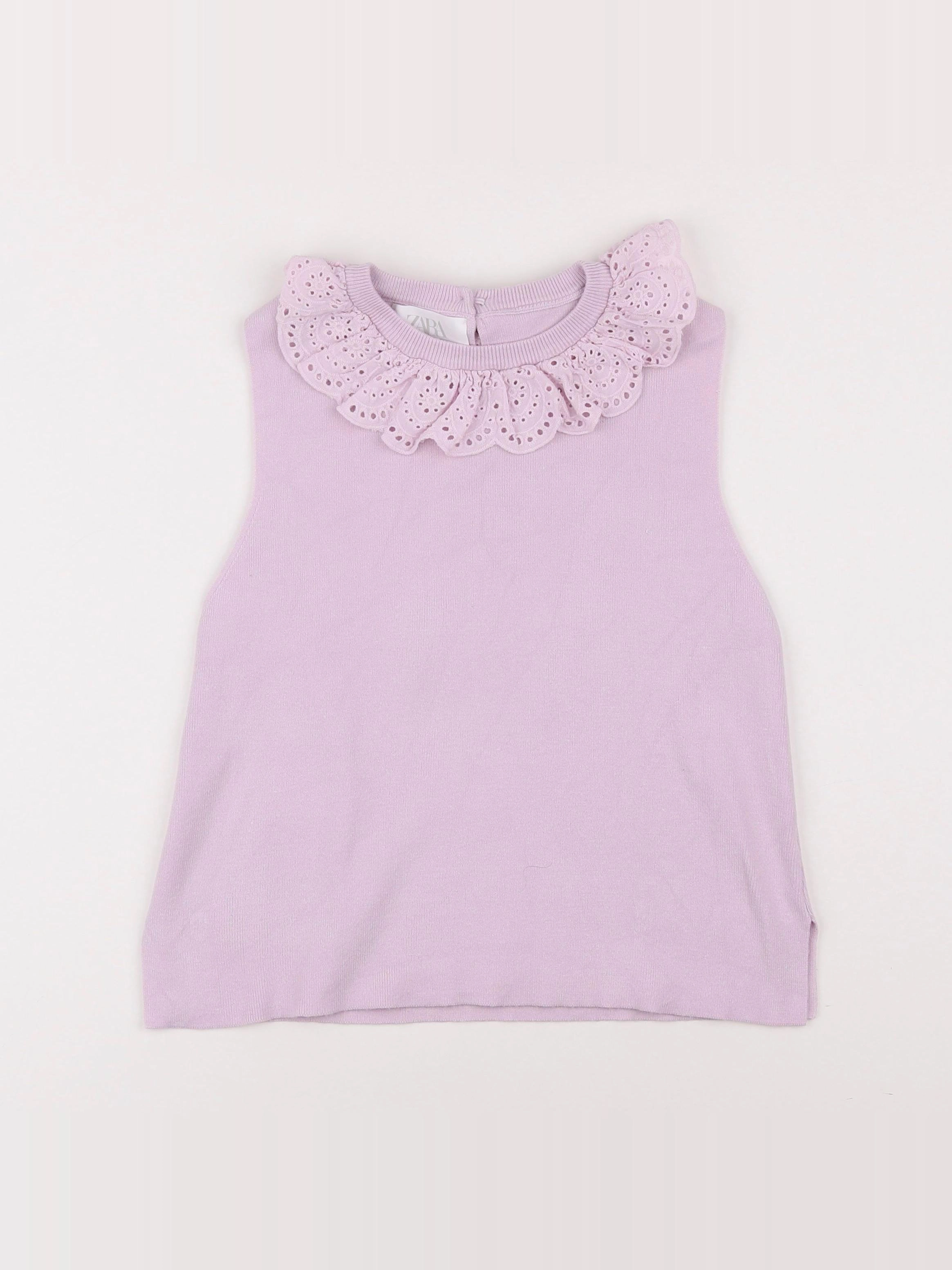 Zara - pull violet - 9/10 ans