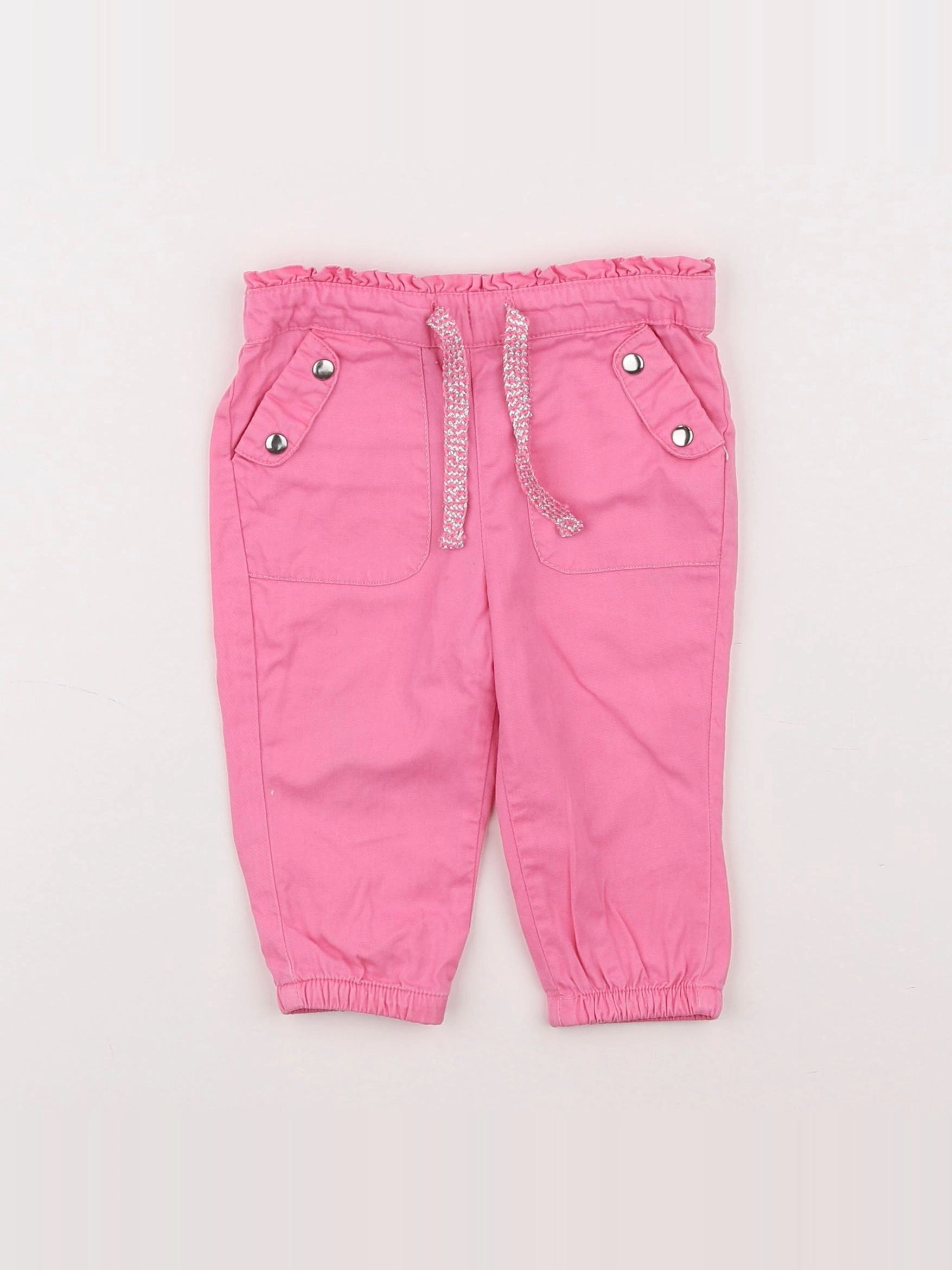 Tape à l'oeil - pantalon rose - 9 mois