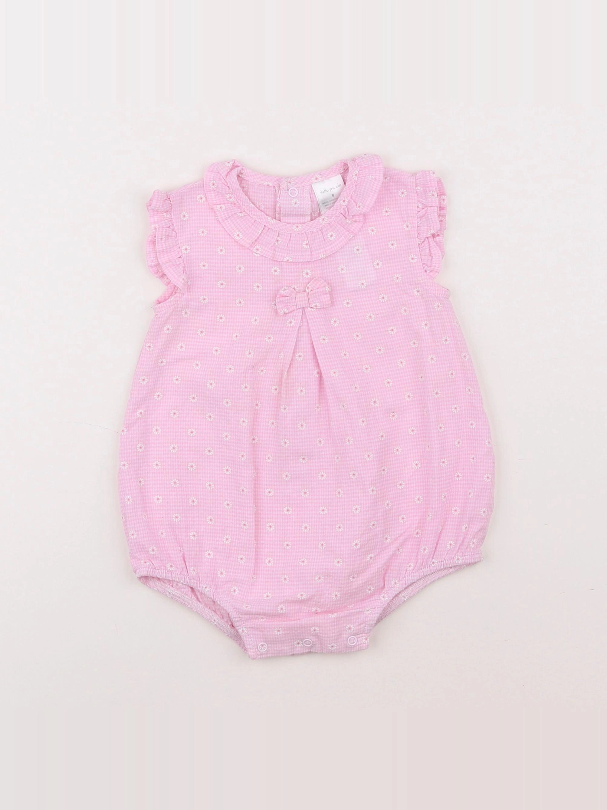 Tutto Piccolo - combinaison rose - 9 mois