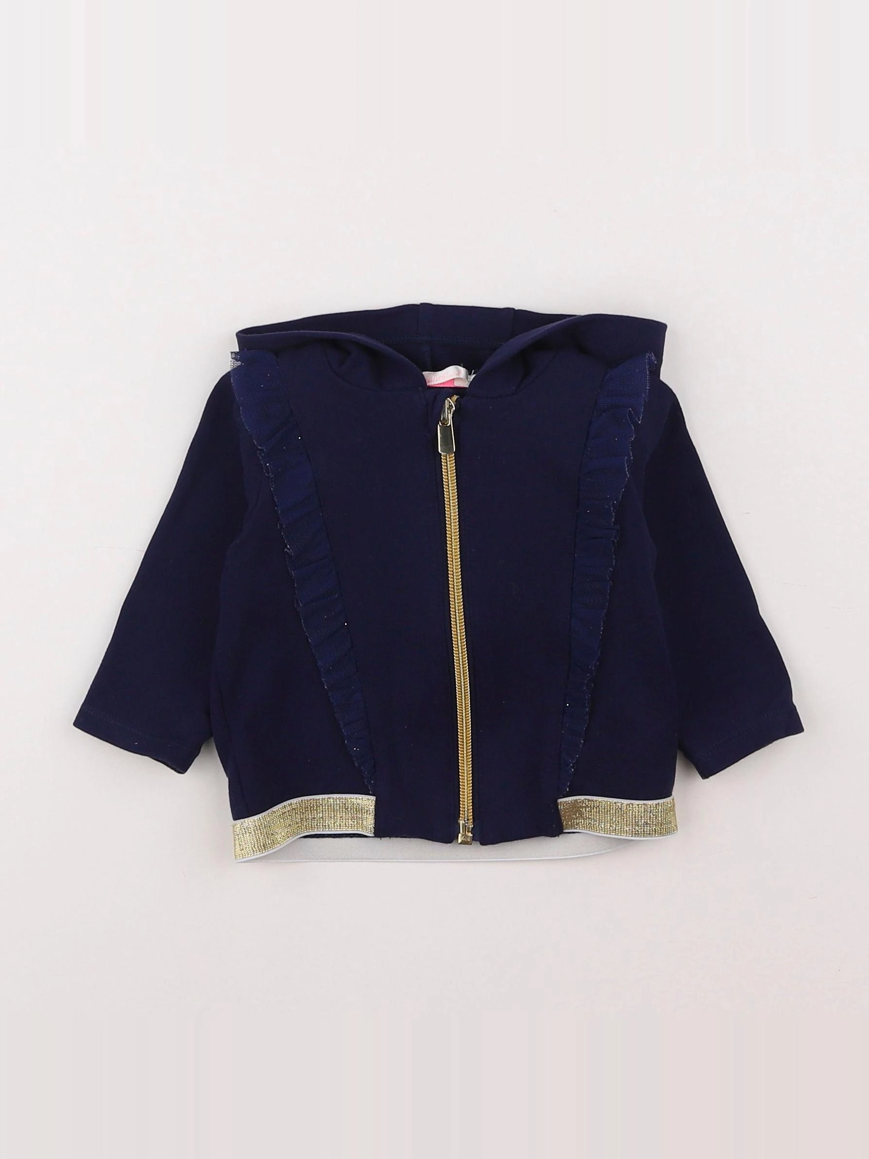 Billie Blush - sweat bleu - 6 mois