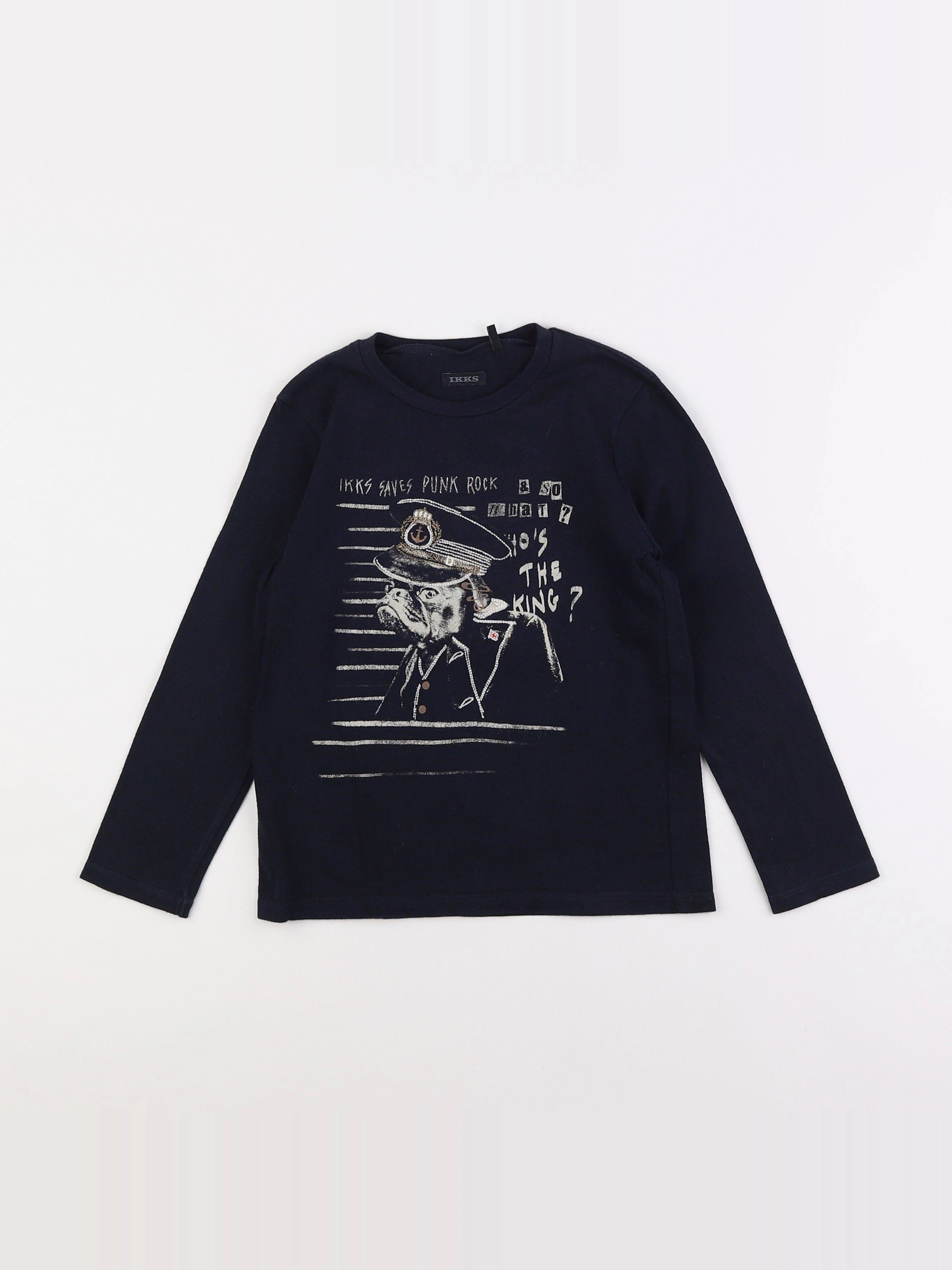 IKKS - tee-shirt bleu - 5 ans