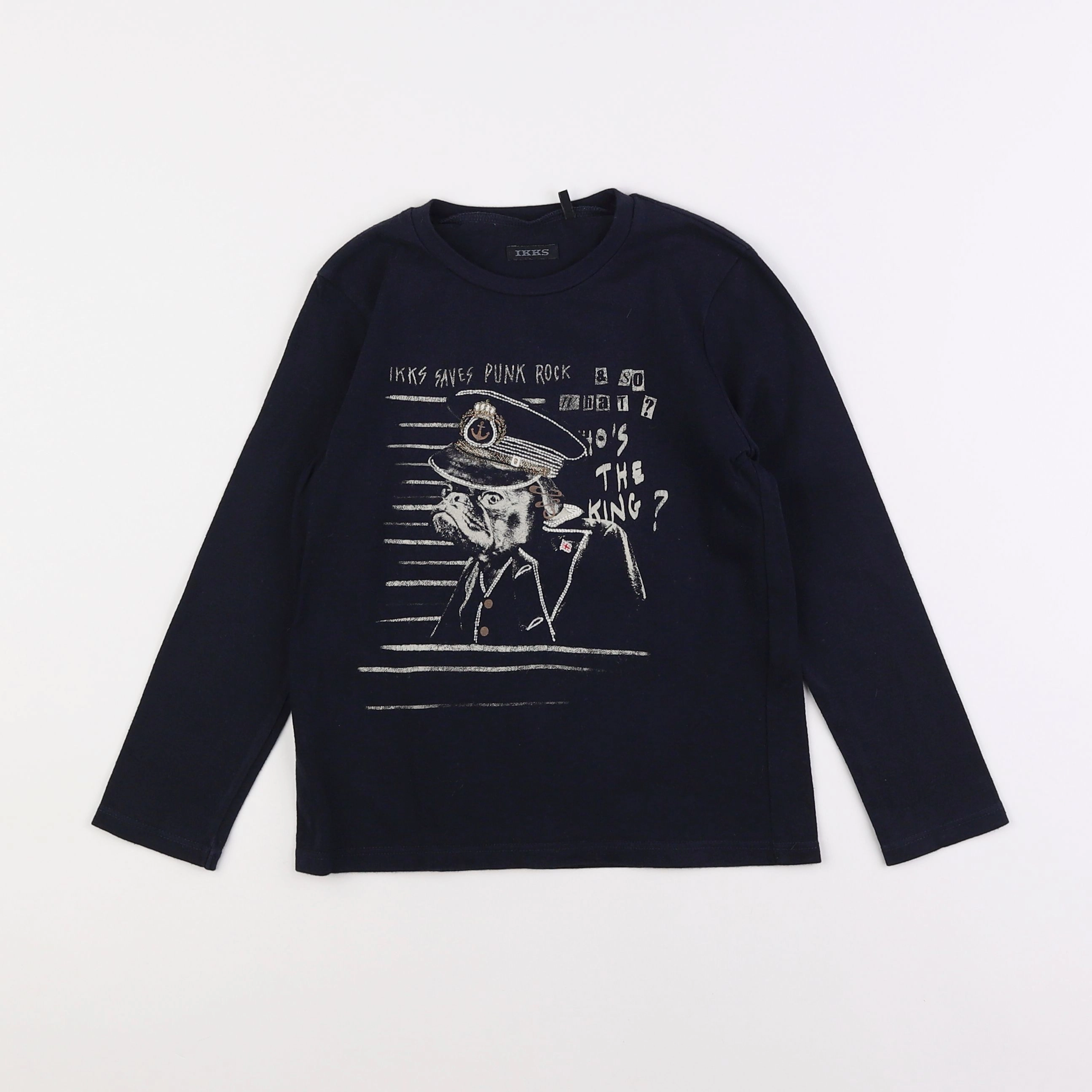 IKKS - tee-shirt bleu - 5 ans