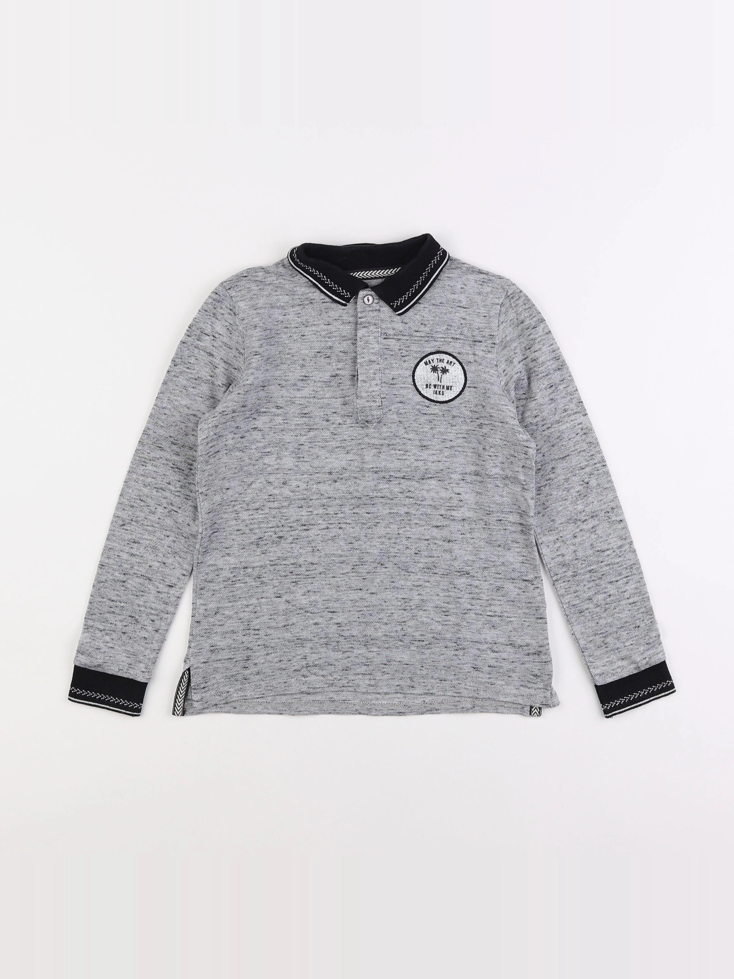 IKKS - polo gris - 5 ans