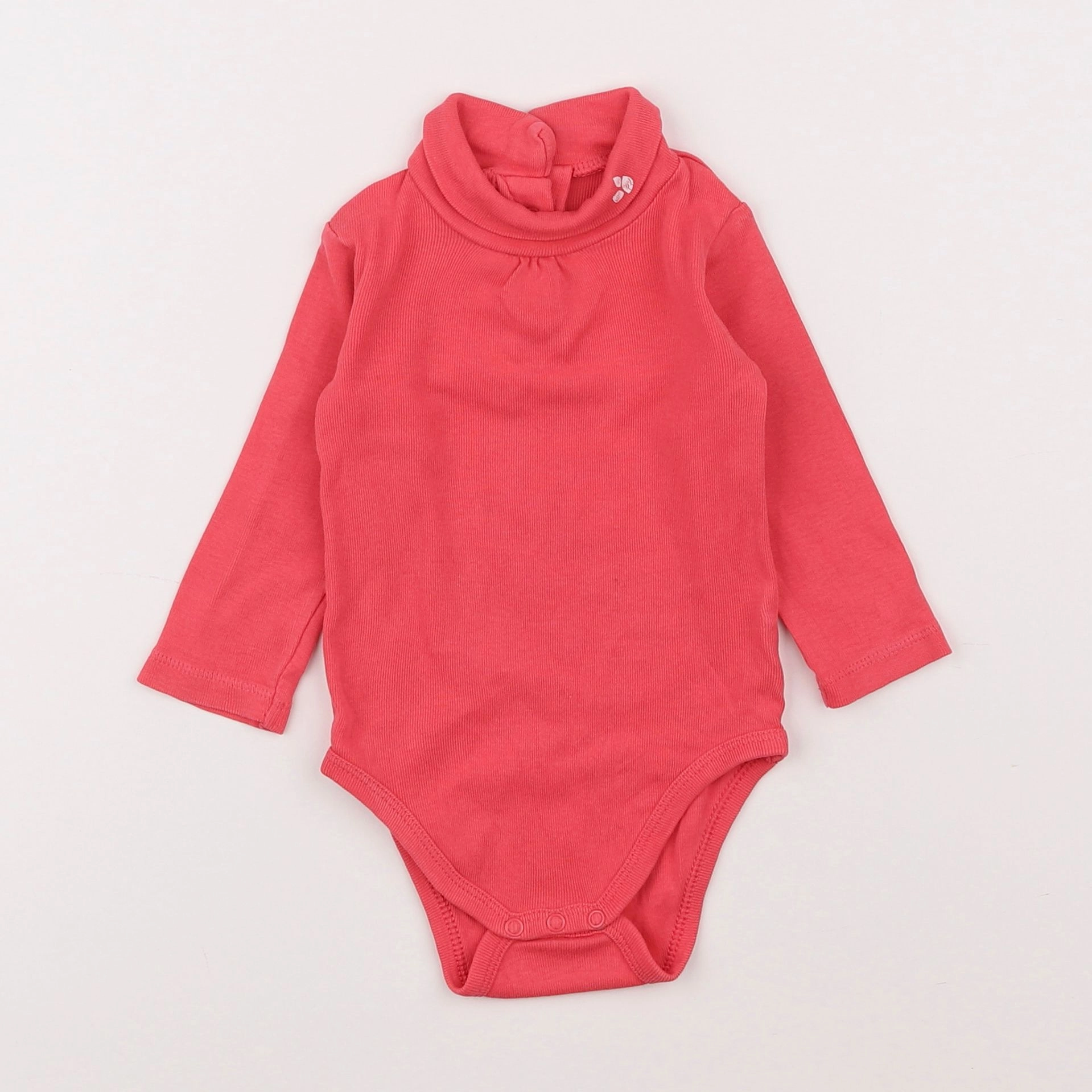 Vertbaudet - body à col rose - 6 mois
