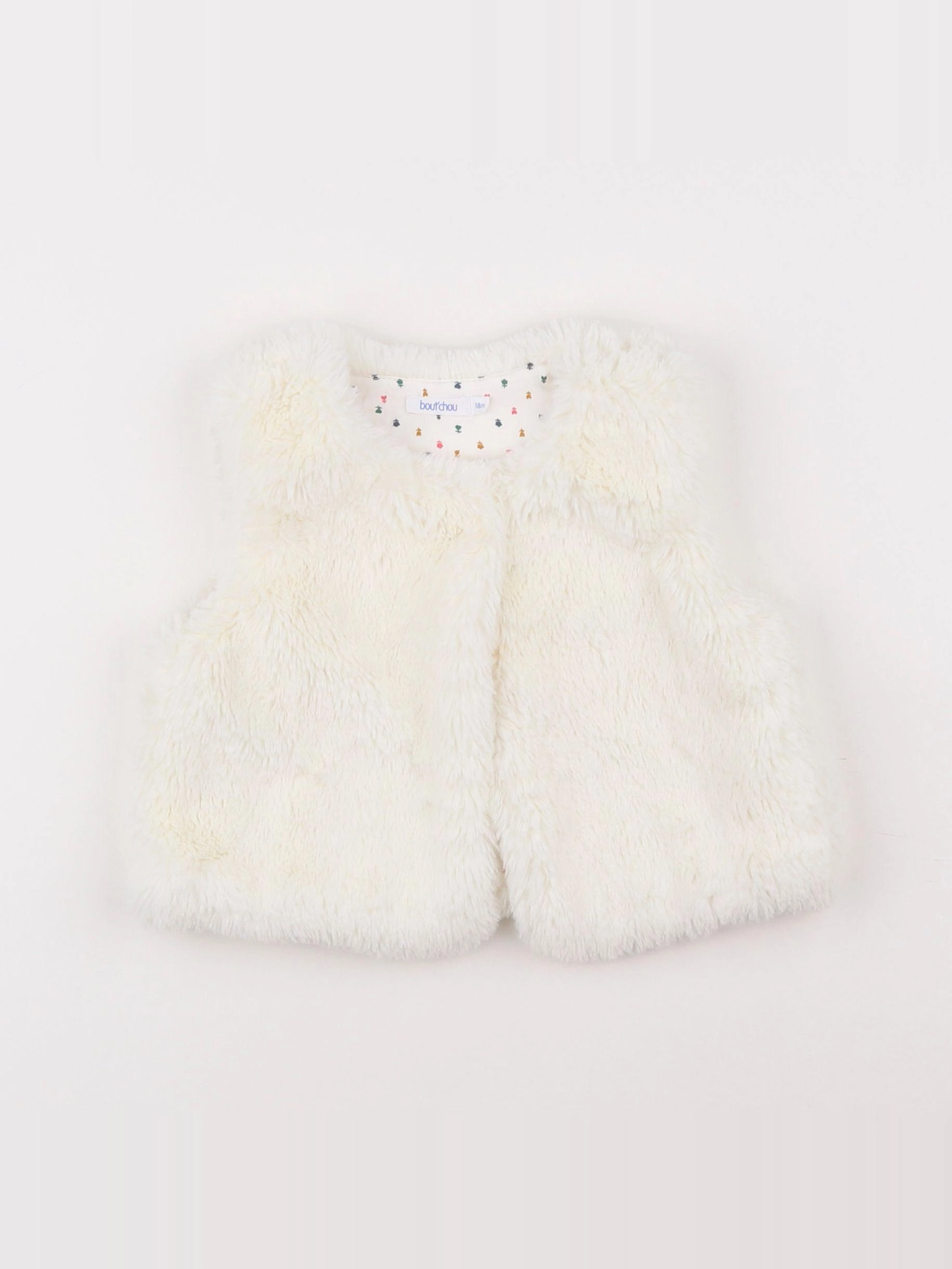 Boutchou - gilet blanc - 18 mois