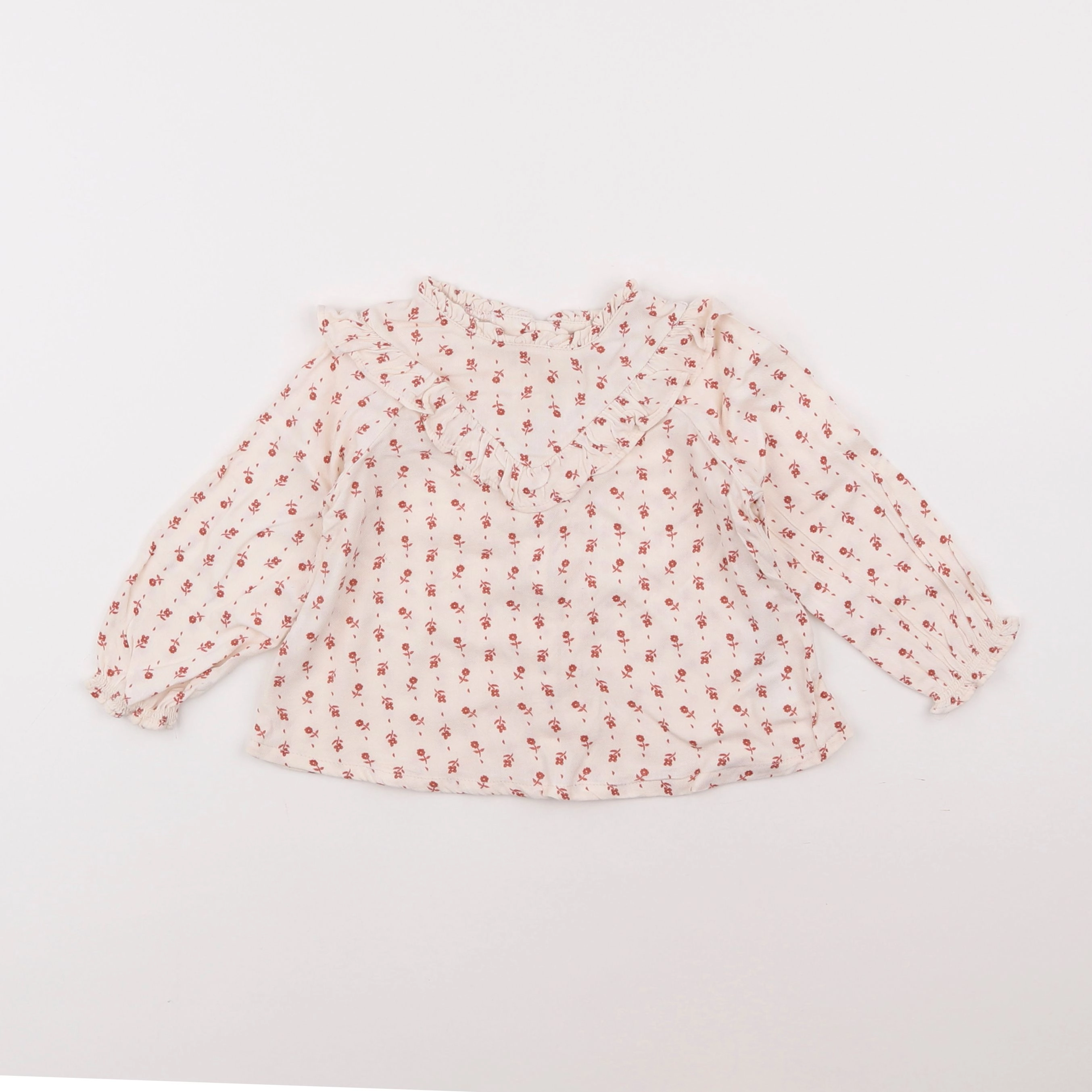 Vertbaudet - blouse beige - 18 mois