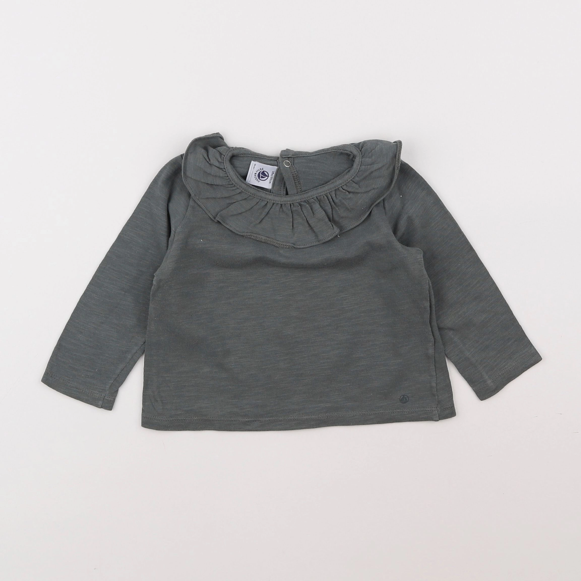 Petit Bateau - tee-shirt vert - 18 mois