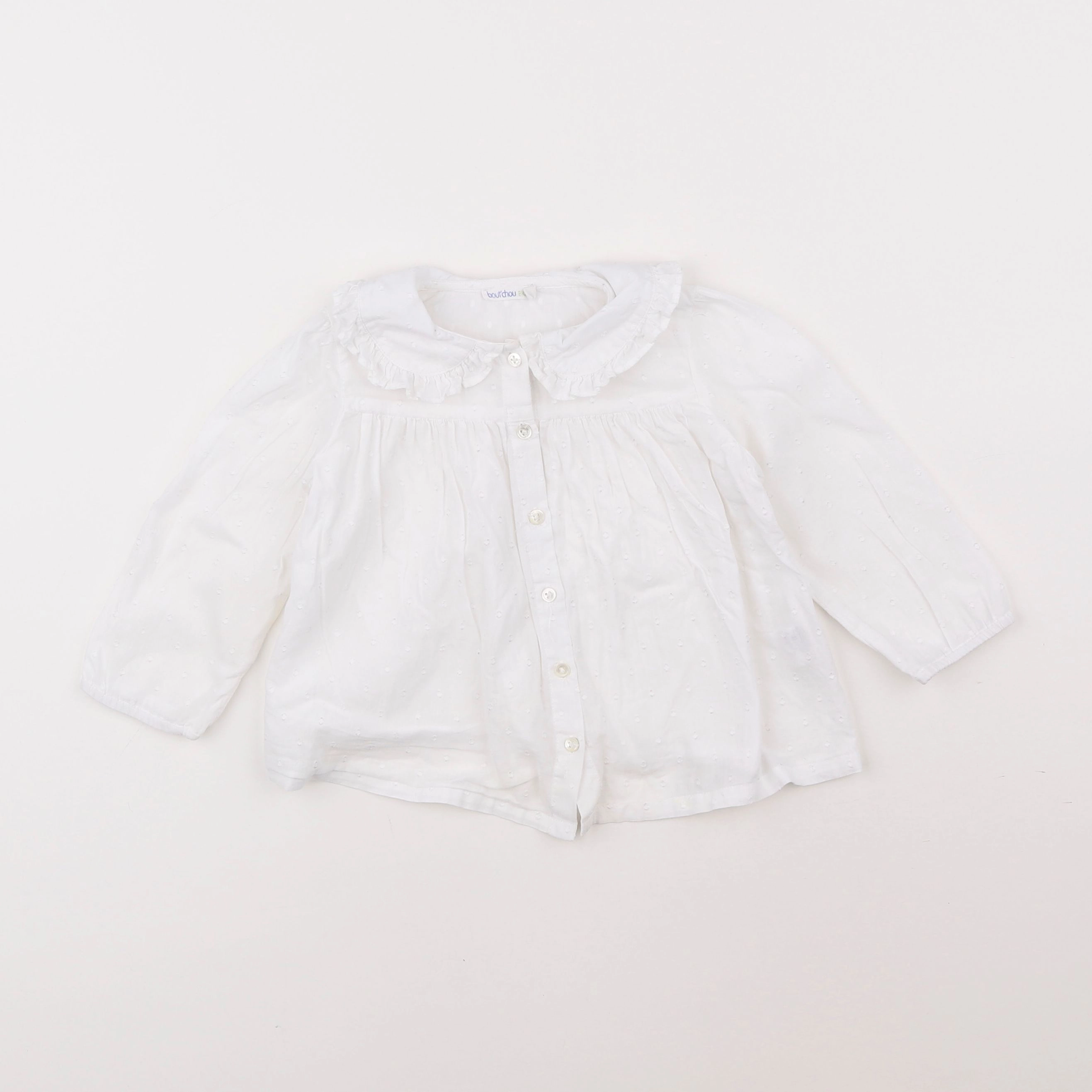 Boutchou - blouse blanc - 18 mois