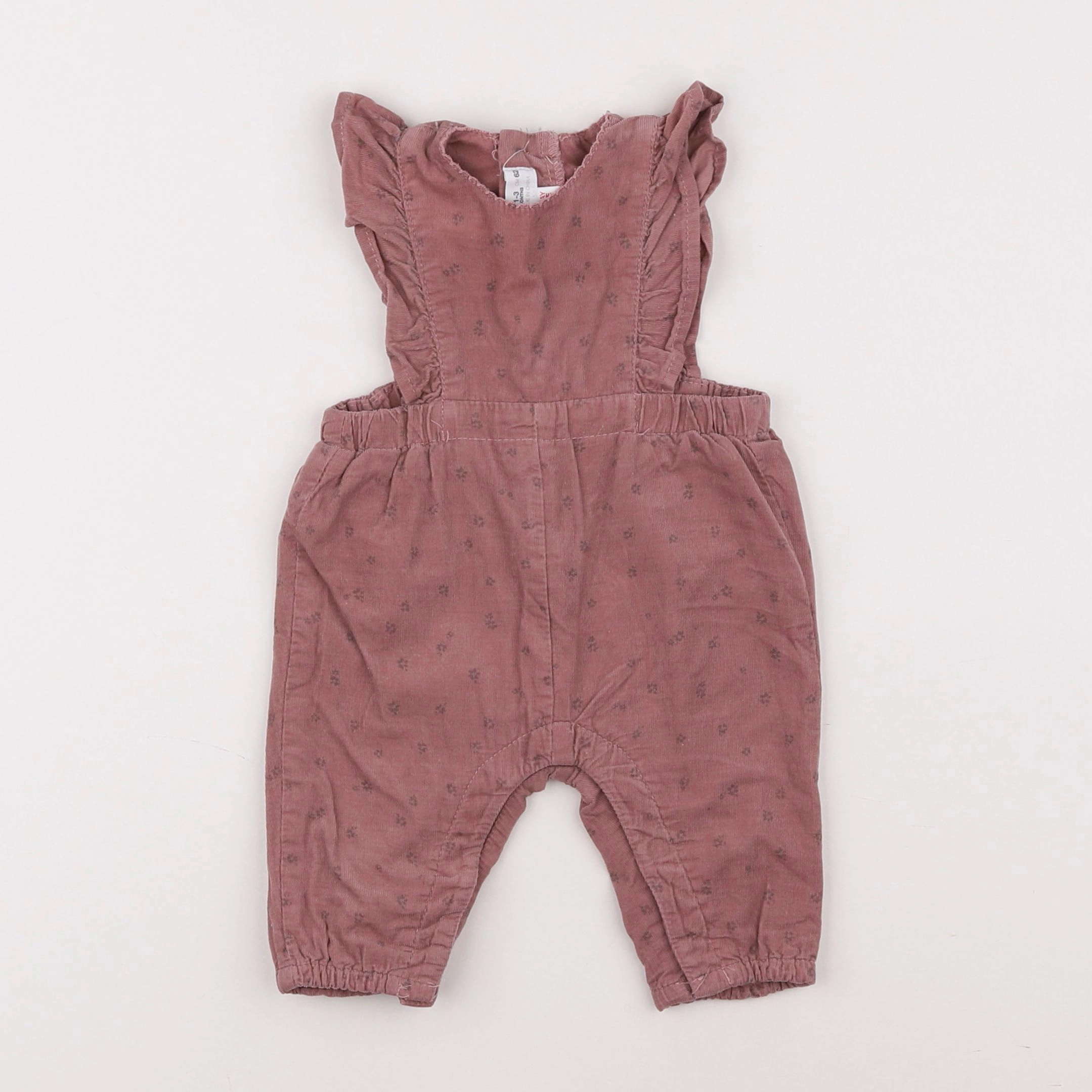 Zara - combinaison rose - 1/3 mois
