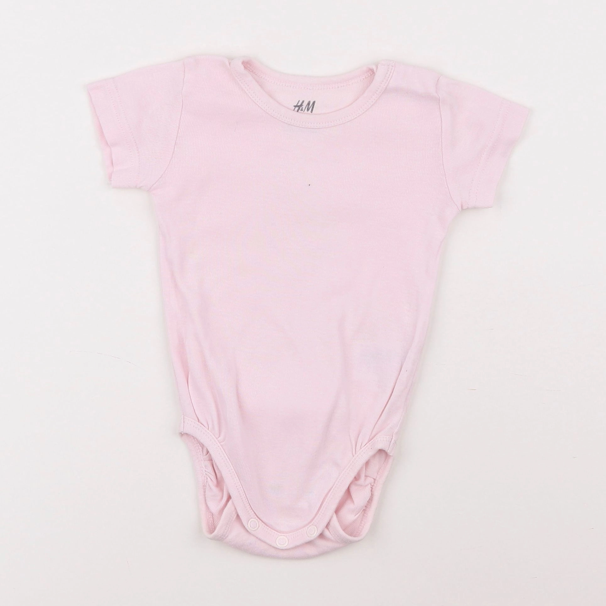 H&M - body rose - 3/6 mois