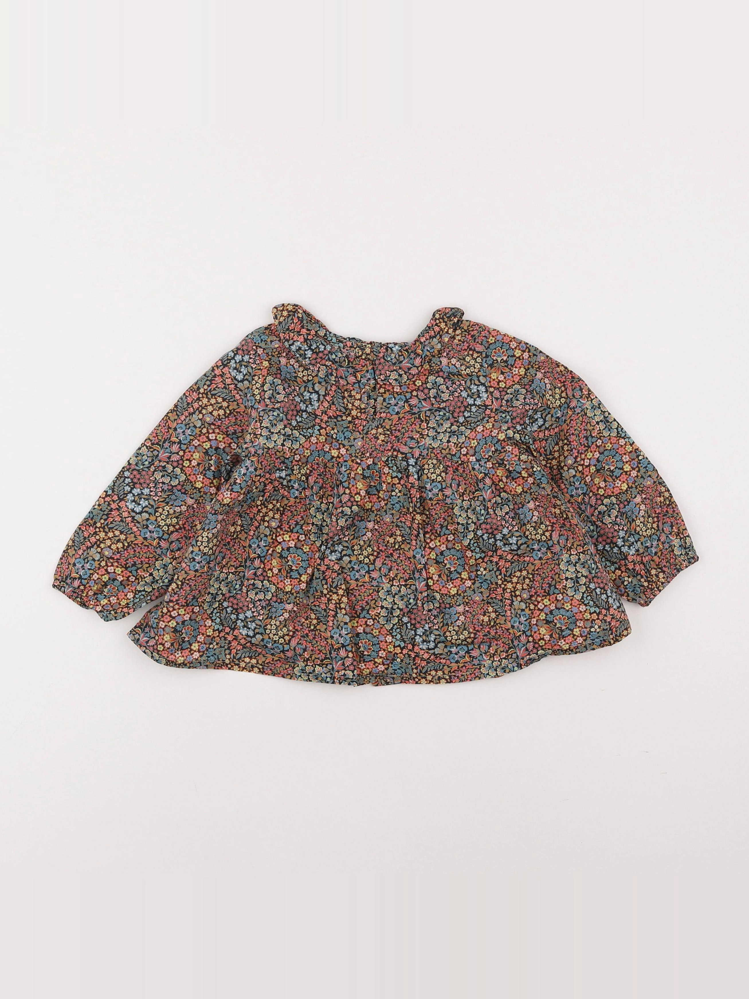 Bonton - blouse multicolore - 2 ans