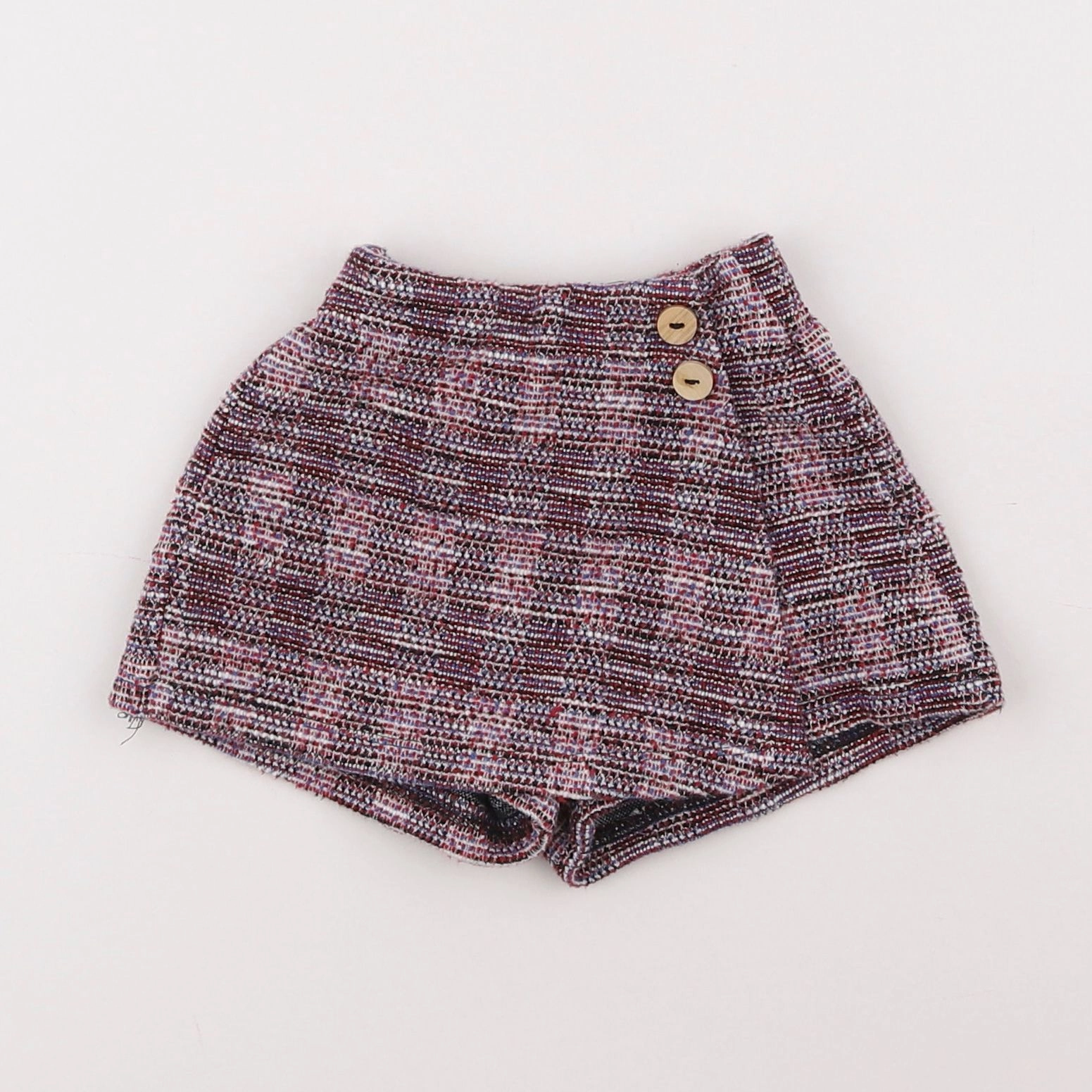 Zara - jupe short rouge - 12/18 mois