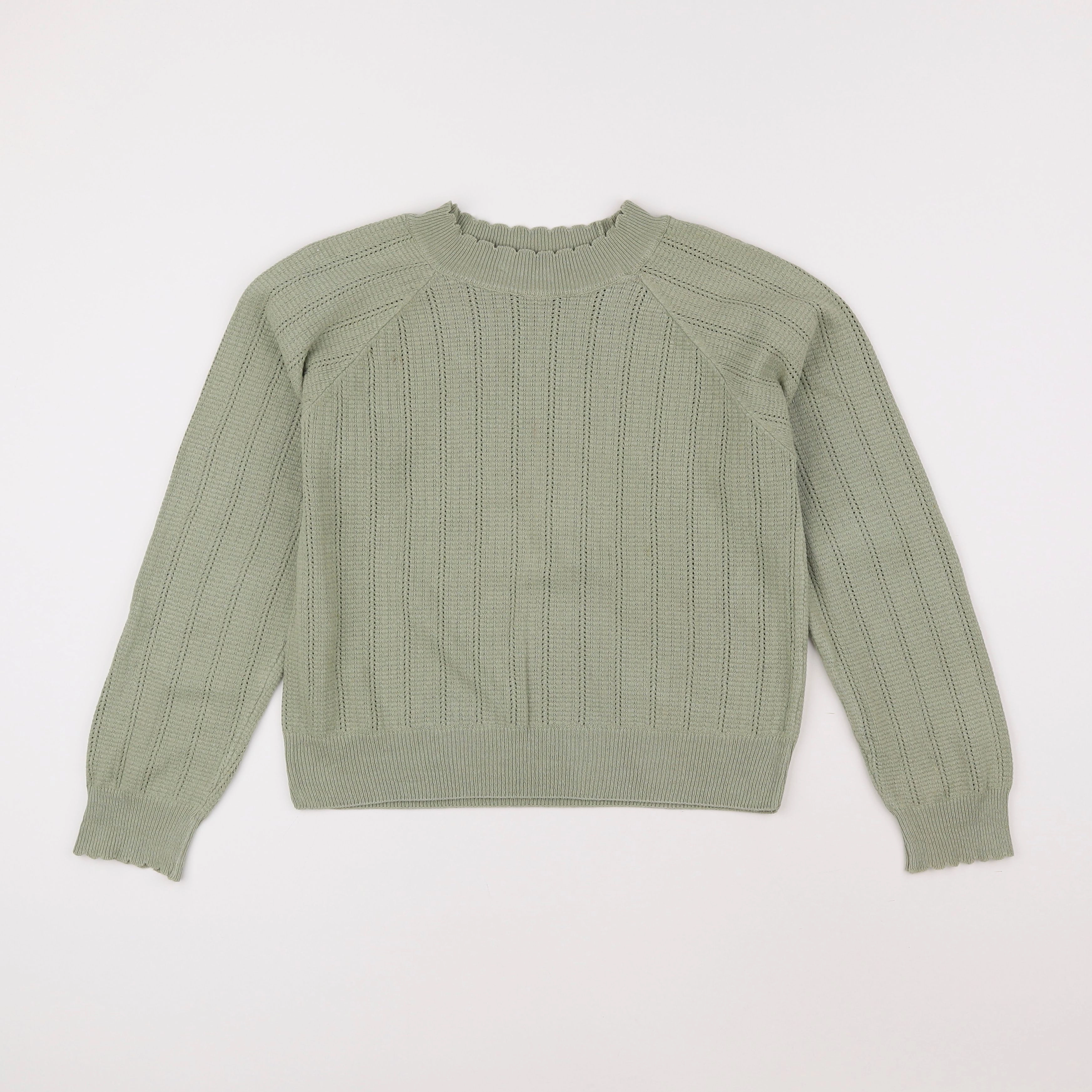 Eden & Victor - pull vert - 12 ans