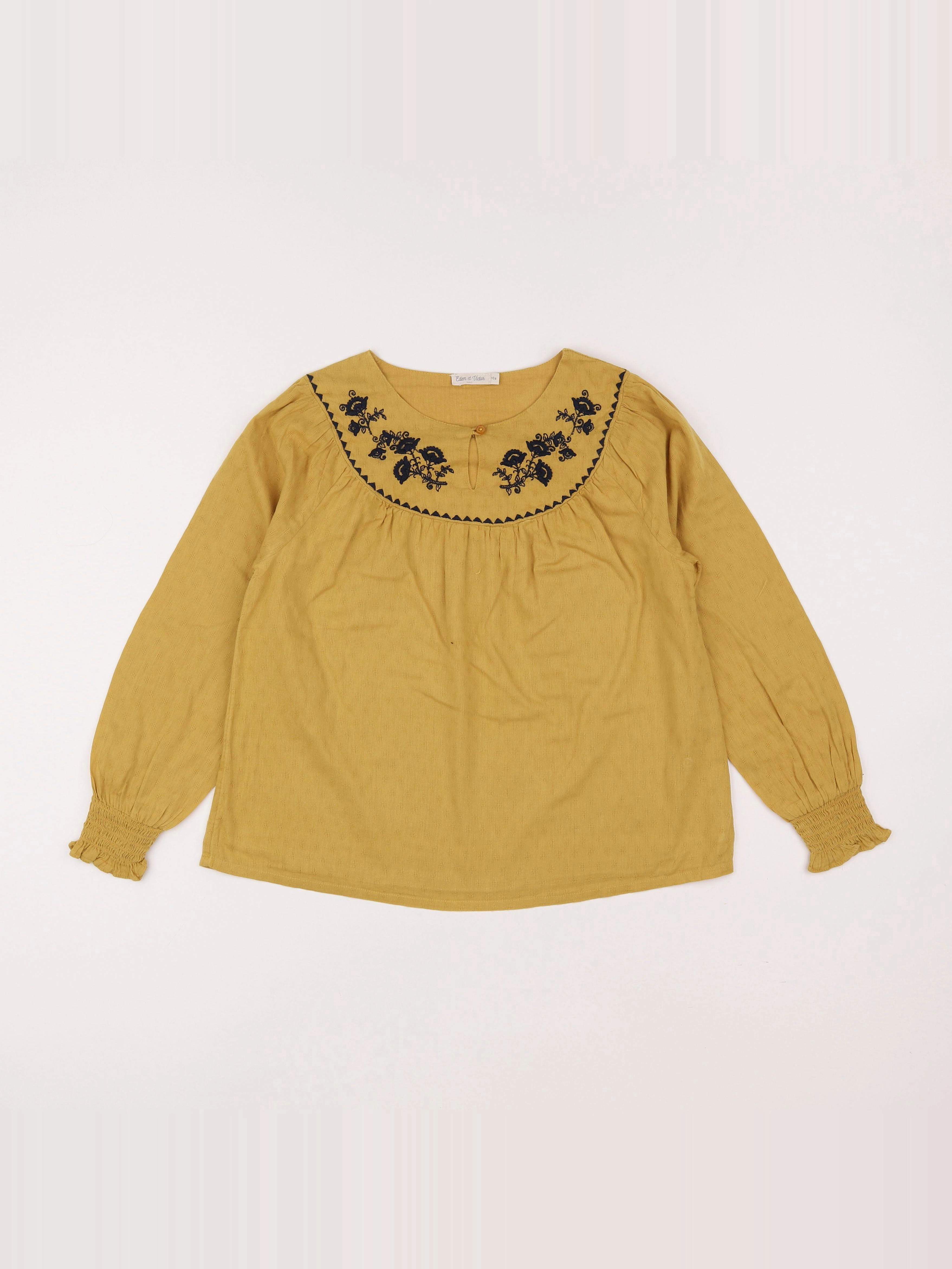 Eden & Victor - blouse jaune - 10 ans