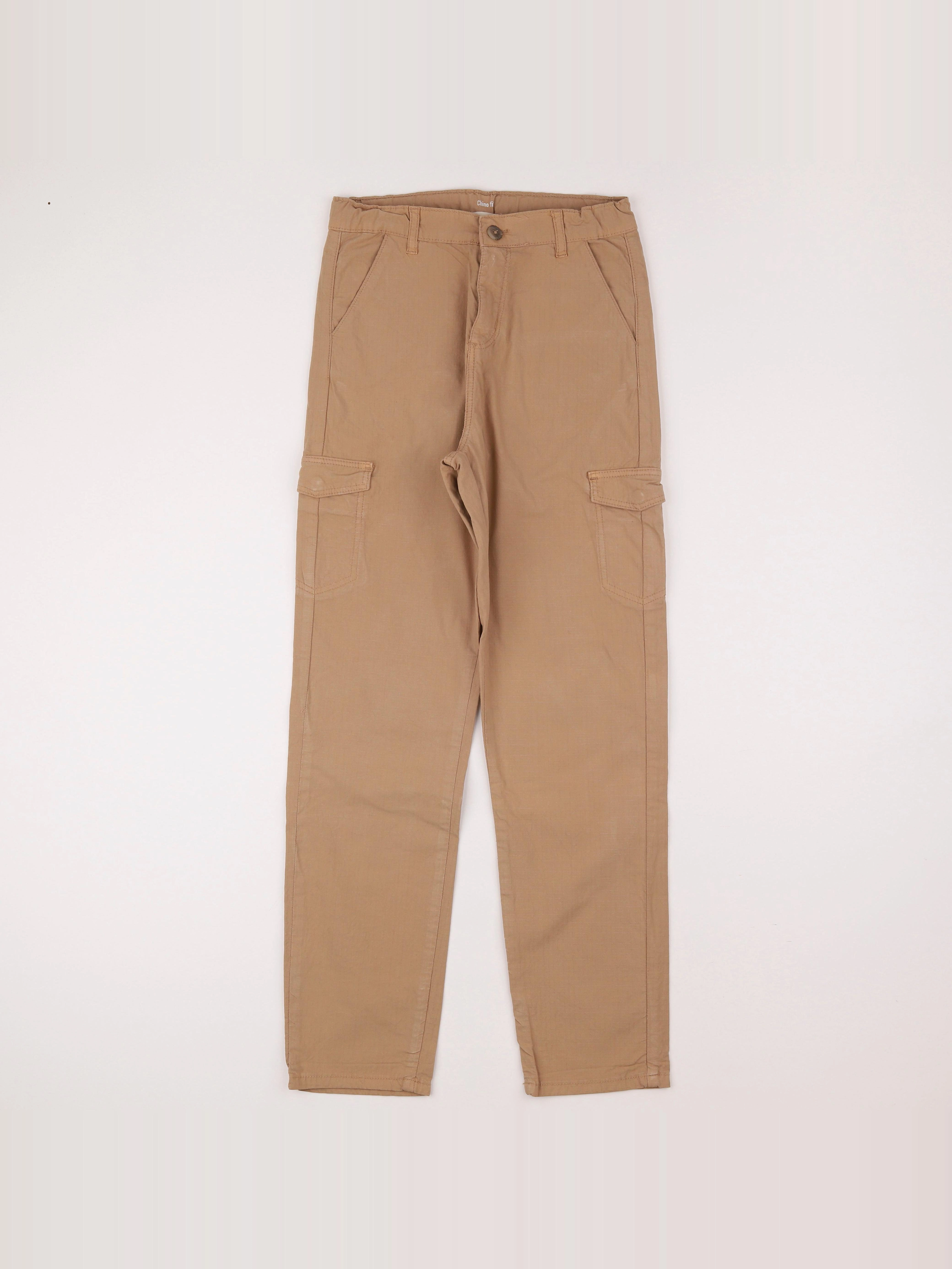 Little Cigogne - pantalon marron - 14 ans