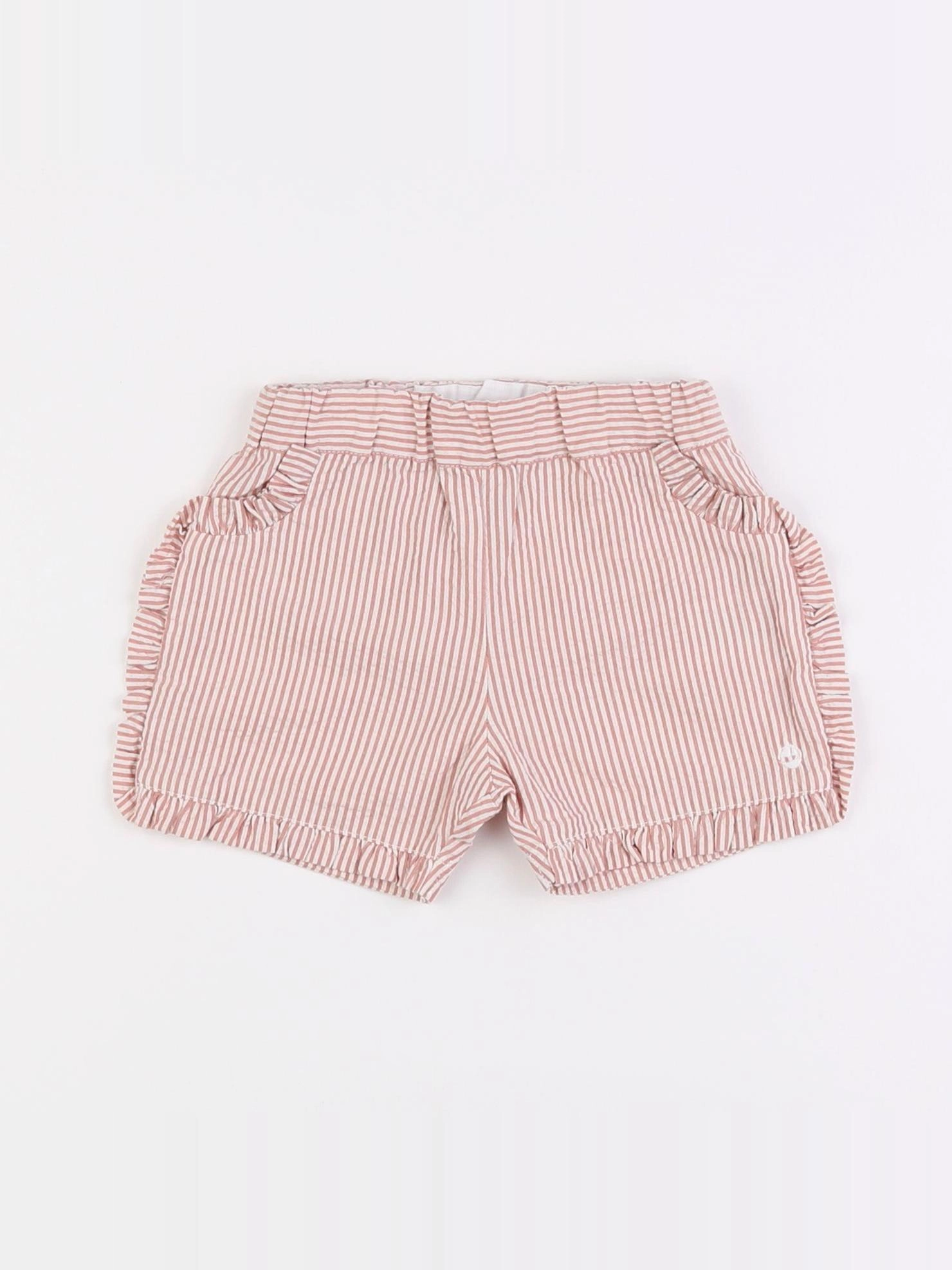 Petit Bateau - short rose - 12 mois