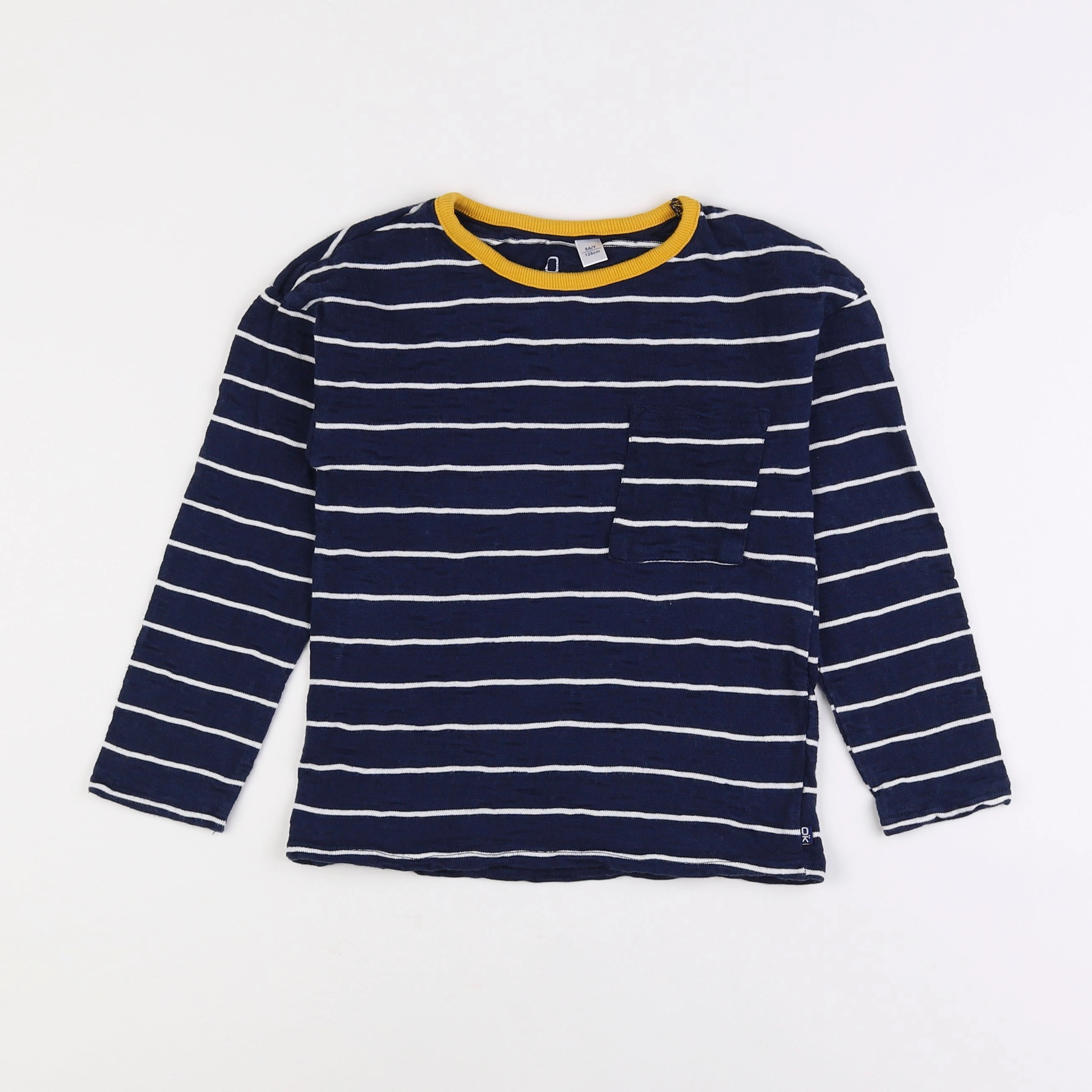 Okaidi - tee-shirt bleu - 8 ans