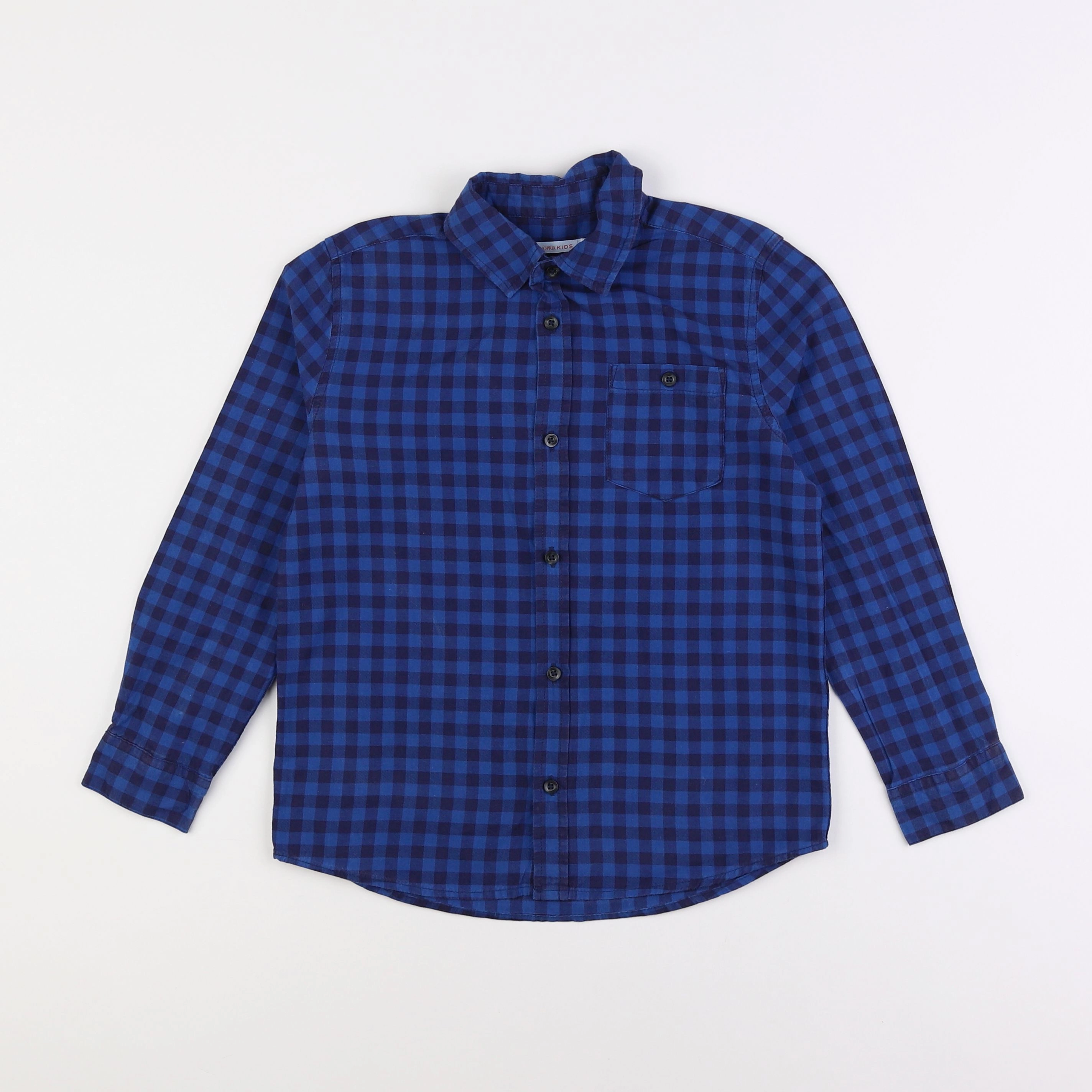Monoprix - chemise bleu - 8 ans