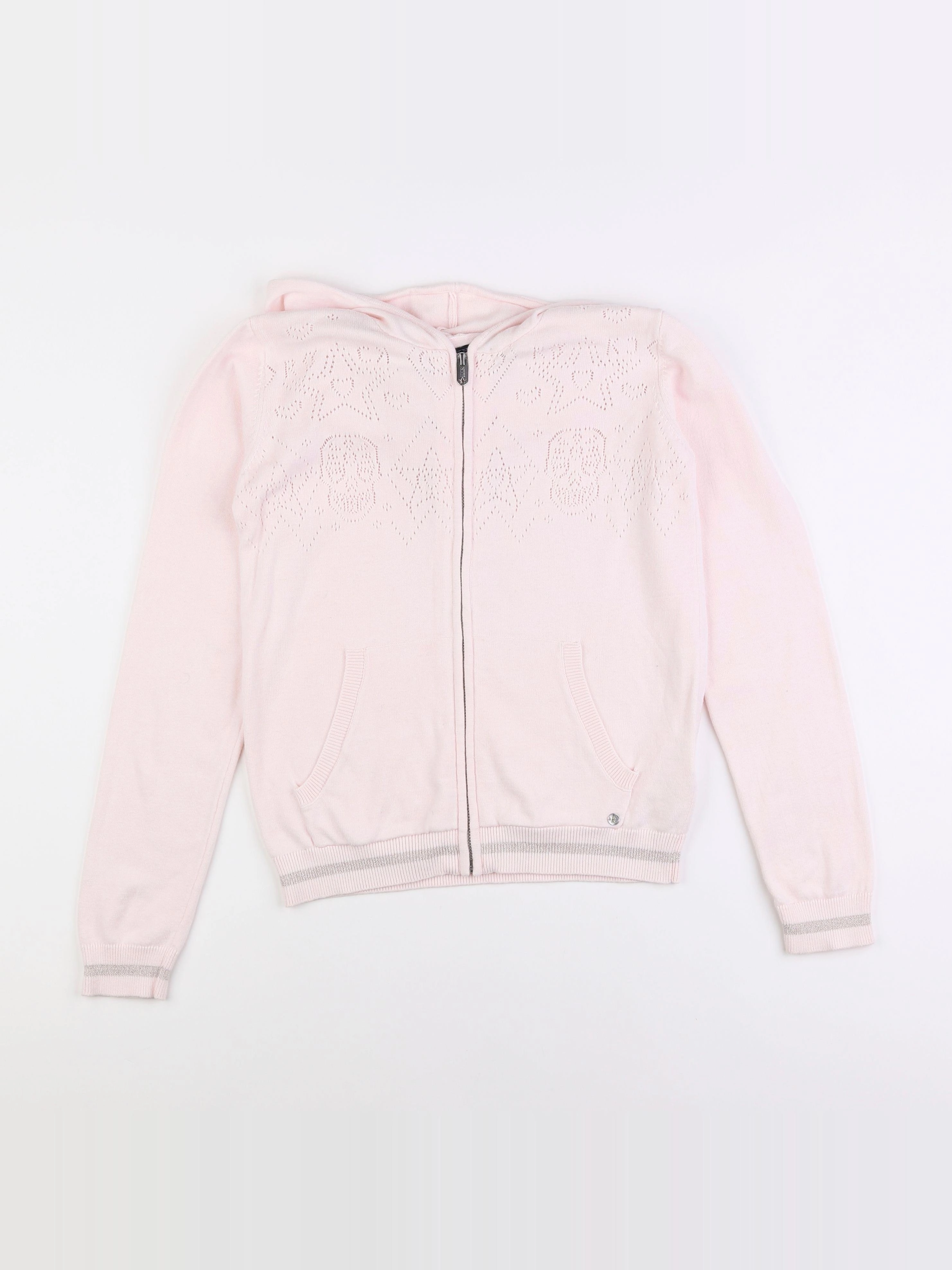 IKKS - gilet rose - 12 ans