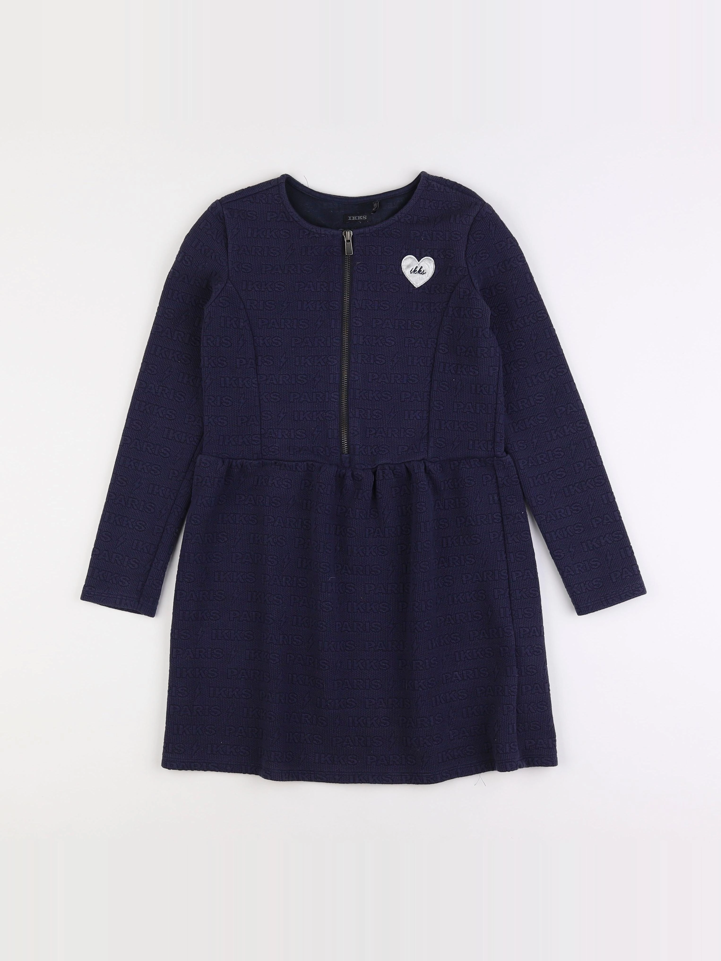 IKKS - robe bleu - 10 ans