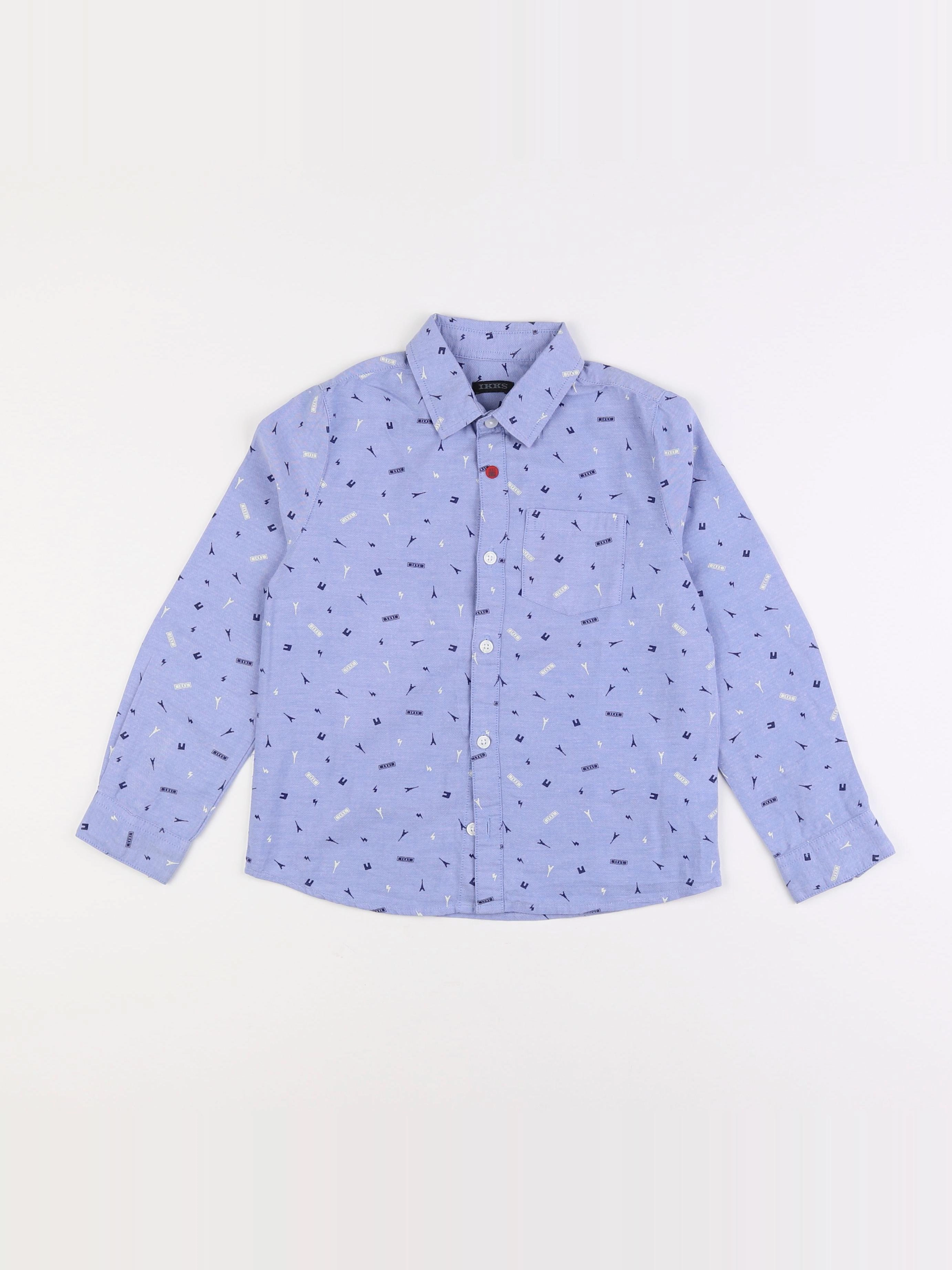 IKKS - chemise bleu - 6 ans