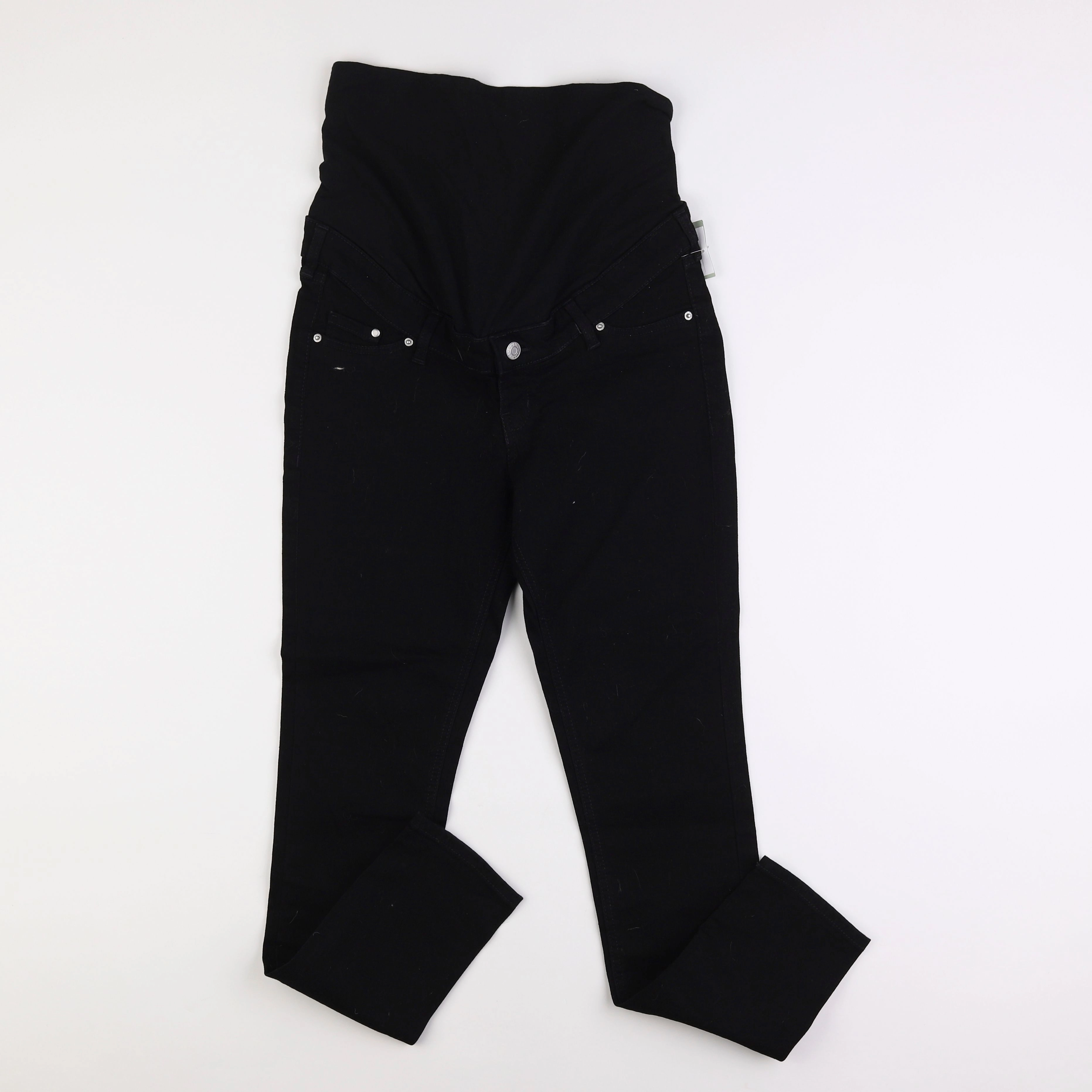 H&M - jean grossesse noir - s