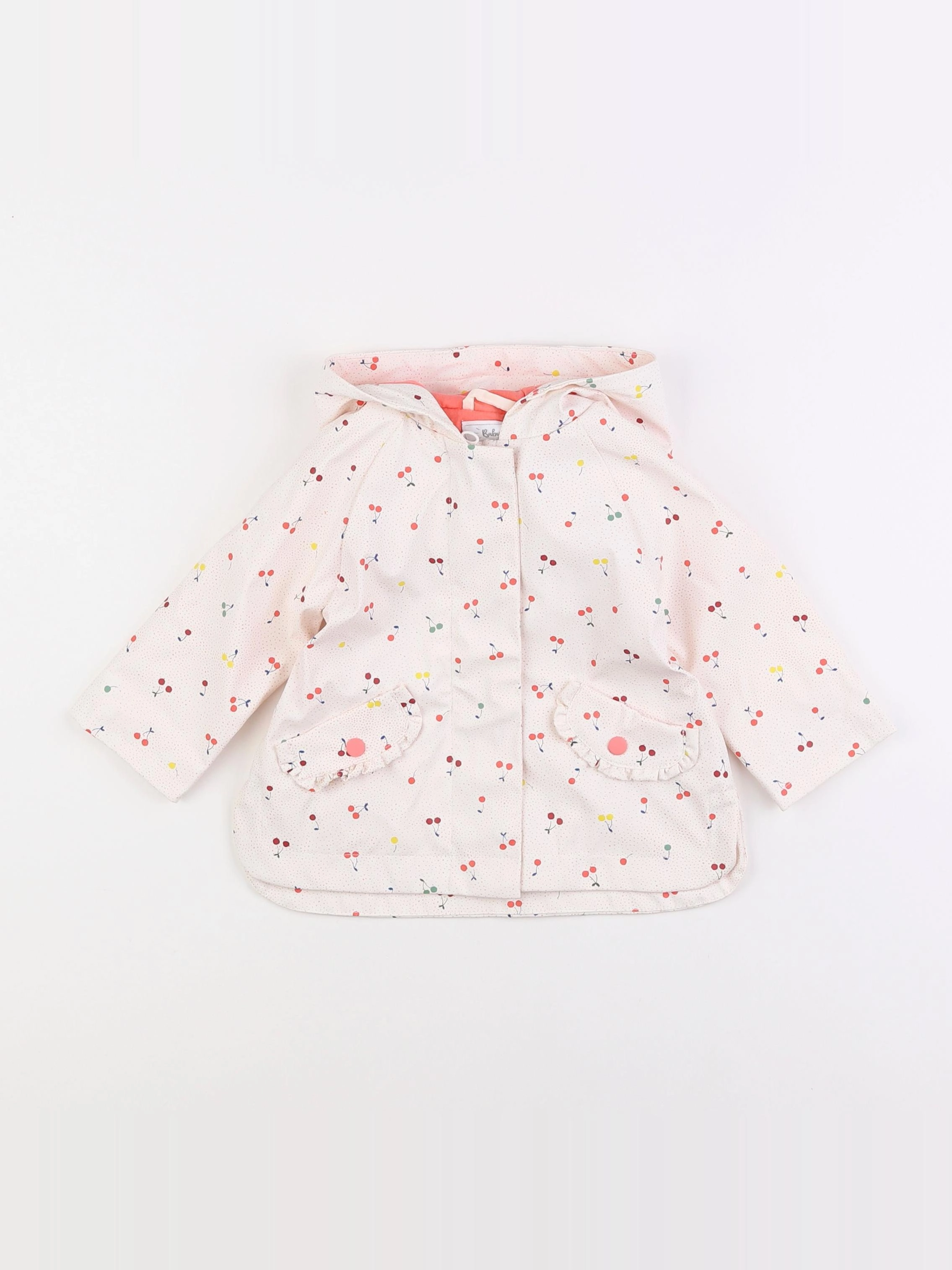 Vertbaudet - parka rose - 9 mois