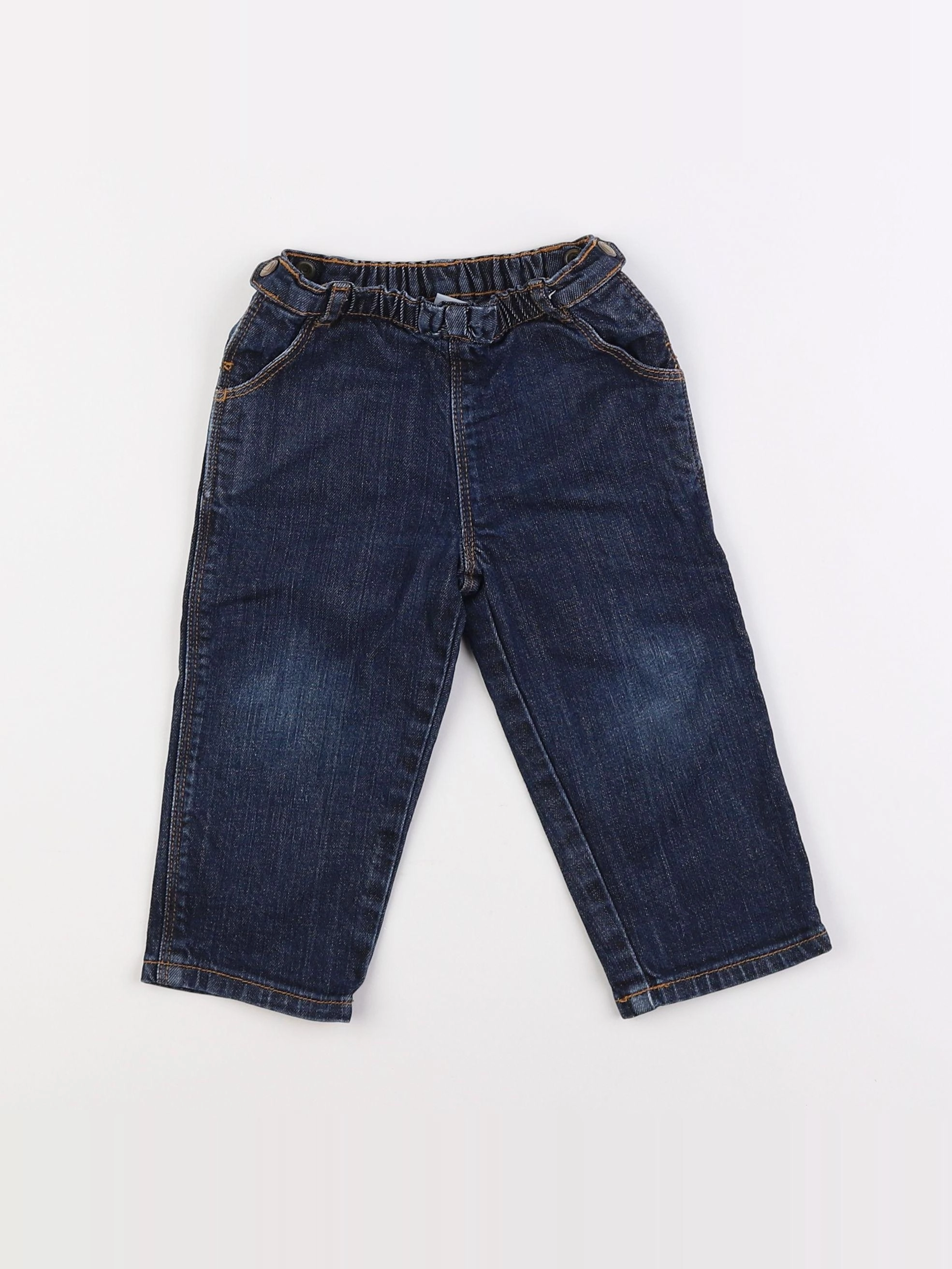 Petit Bateau - jean bleu - 18 mois