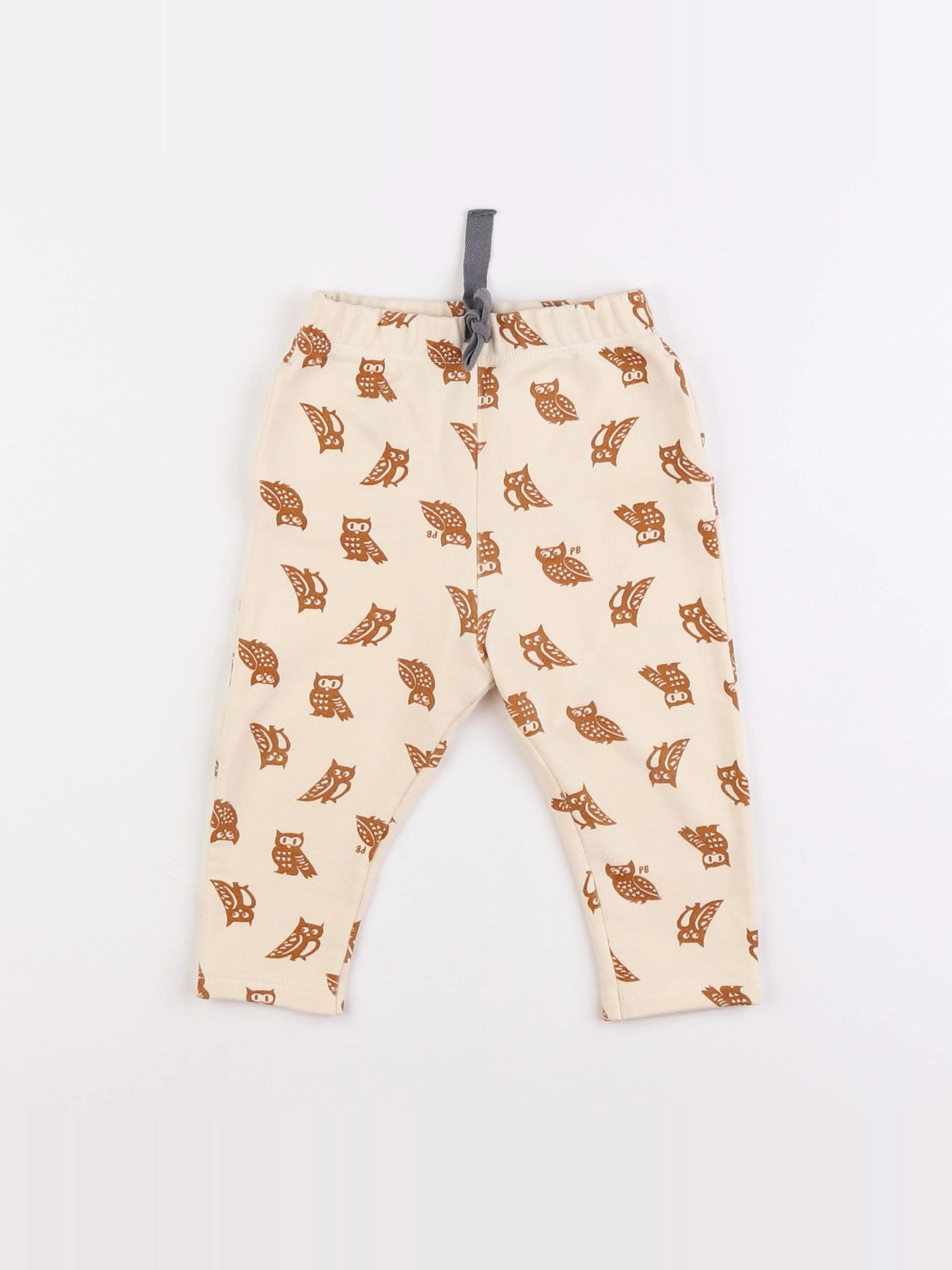 Petit Bateau - jogging beige - 12 mois