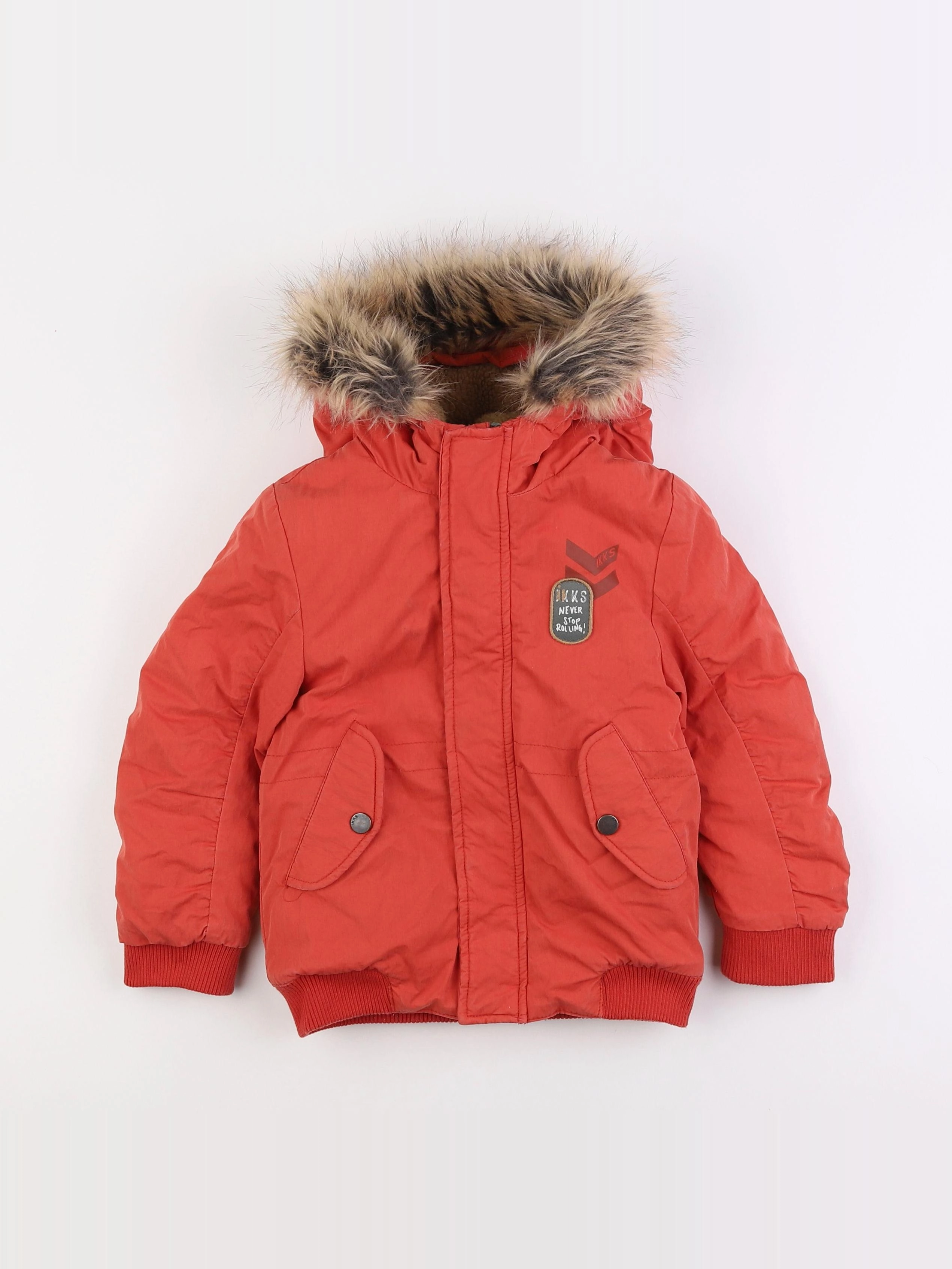 IKKS - parka orange - 3 ans