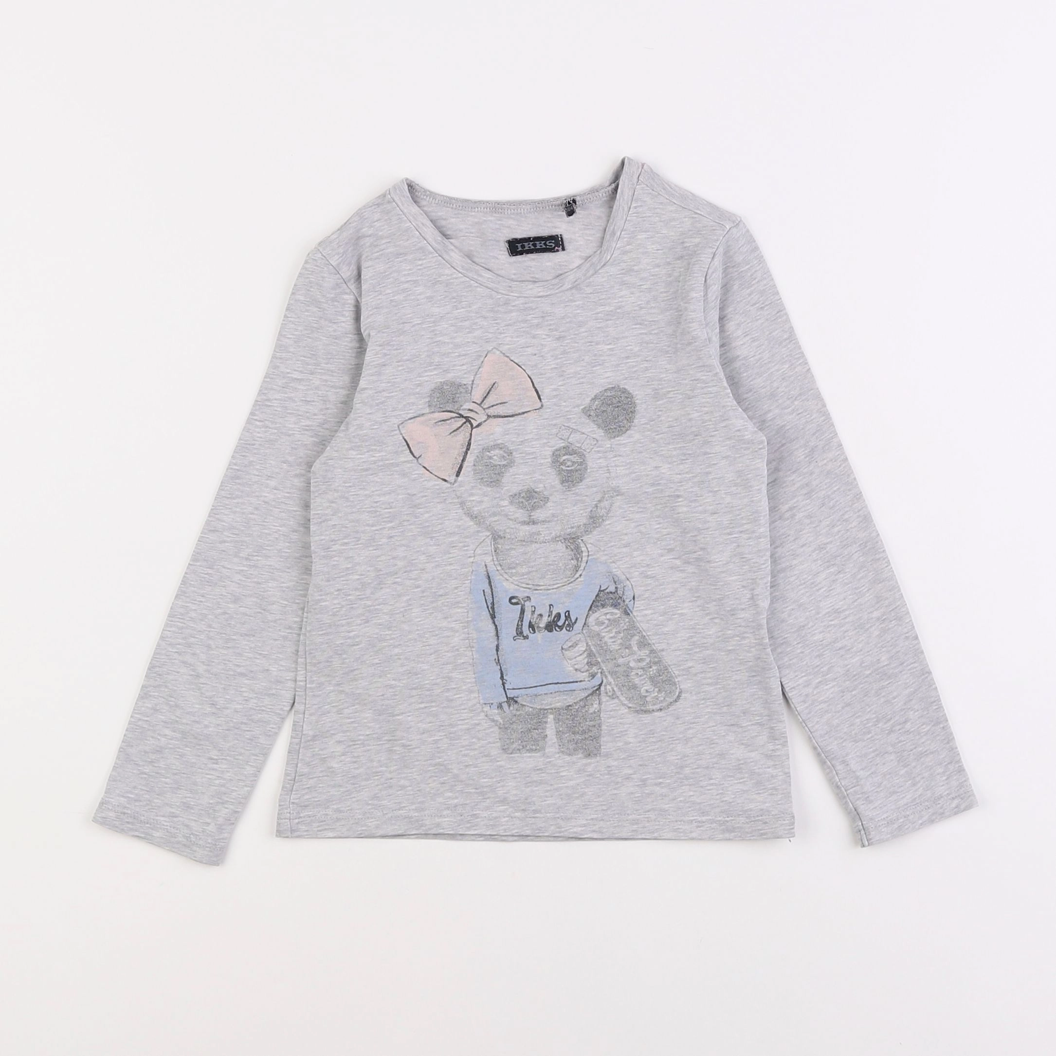 IKKS - tee-shirt gris - 4 ans