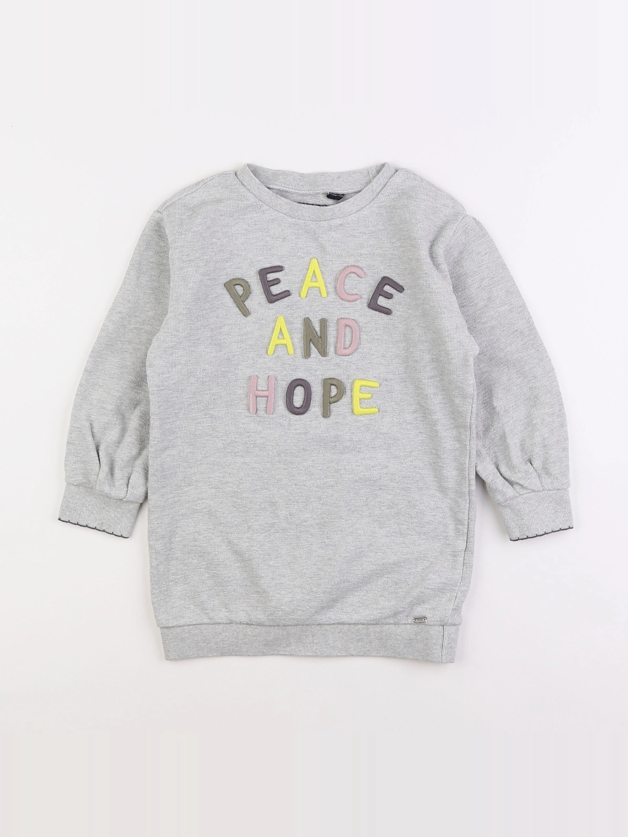 IKKS - robe gris - 5 ans