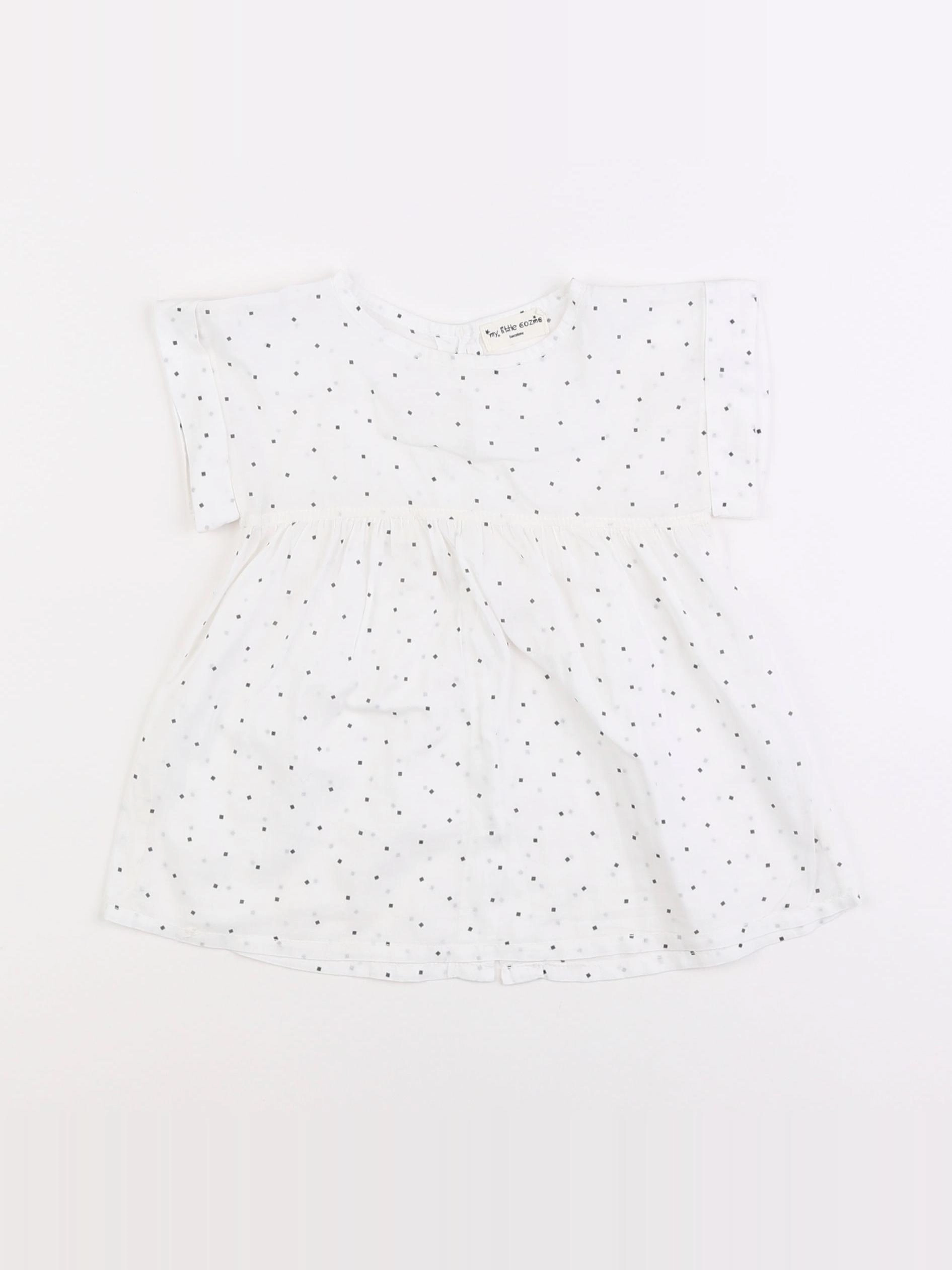 My little cozmo - robe blanc - 12 mois