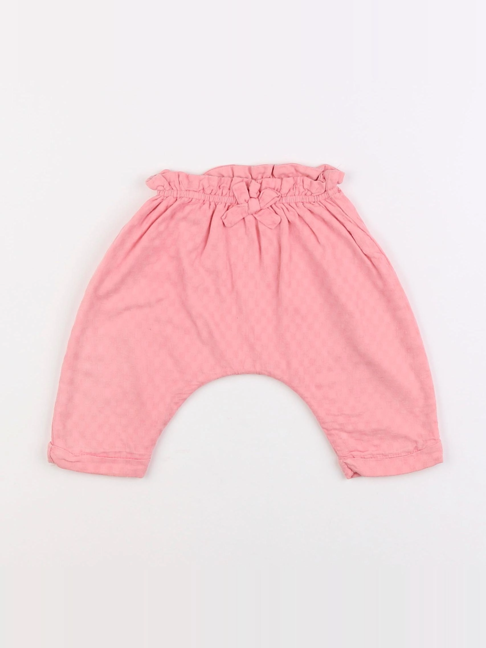 Natalys - pantalon rose - 3 mois