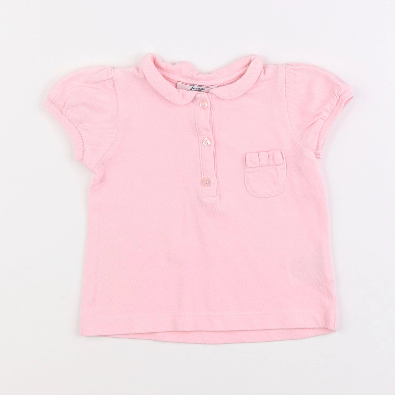 Jacadi - tee-shirt rose - 12 mois
