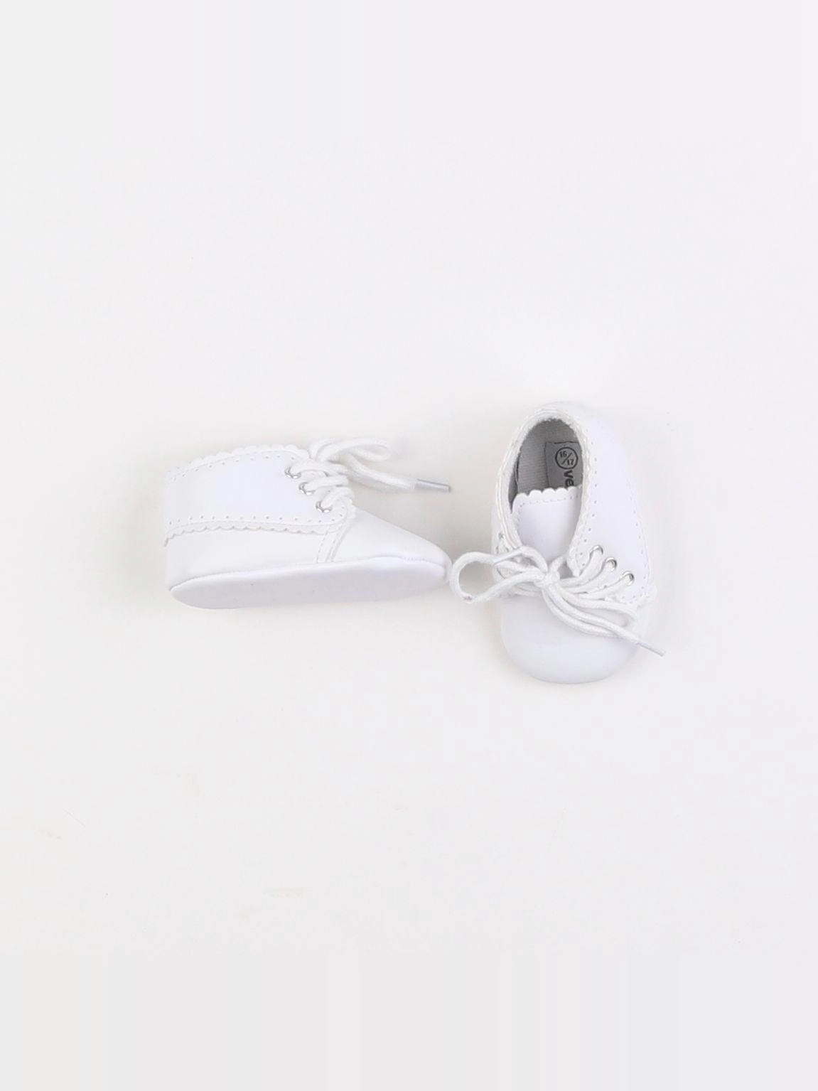 Vertbaudet - chaussons blanc - pointure 16/17