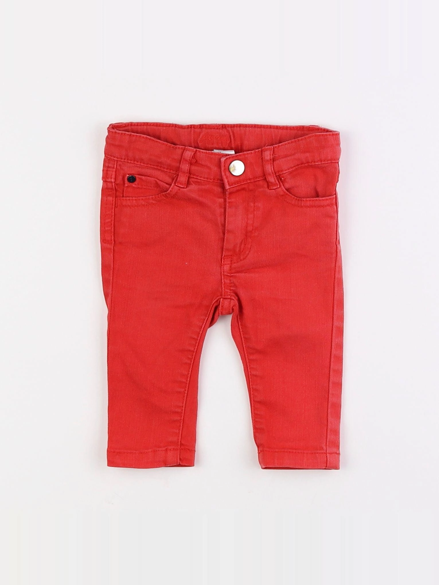 Jacadi - pantalon rouge - 6 mois