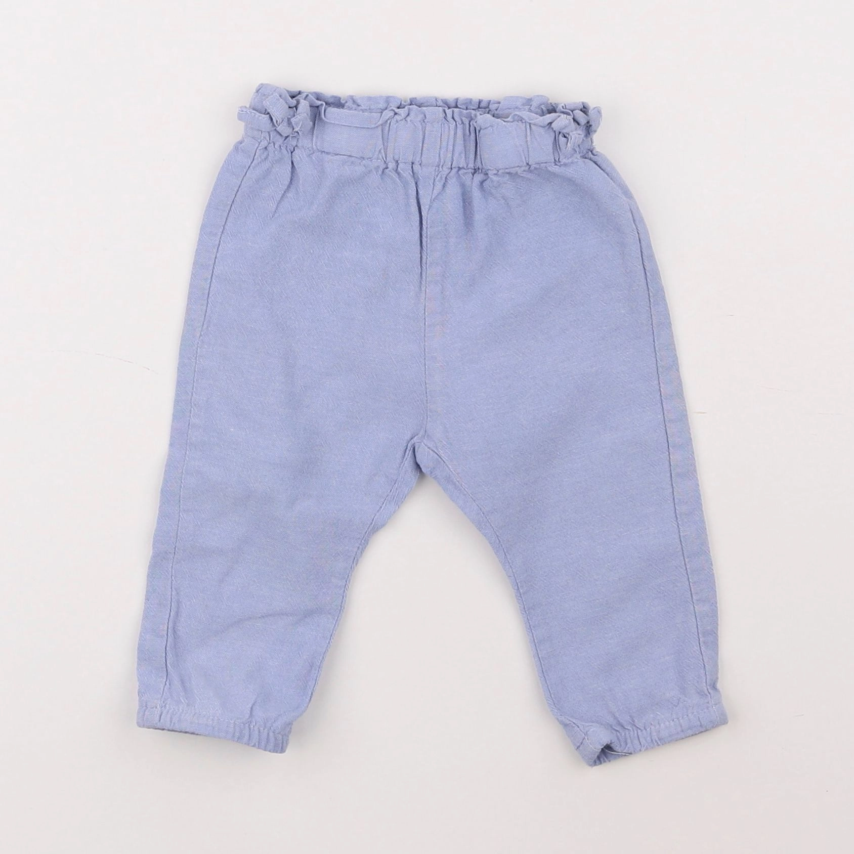 Vertbaudet - pantalon bleu - 6 mois