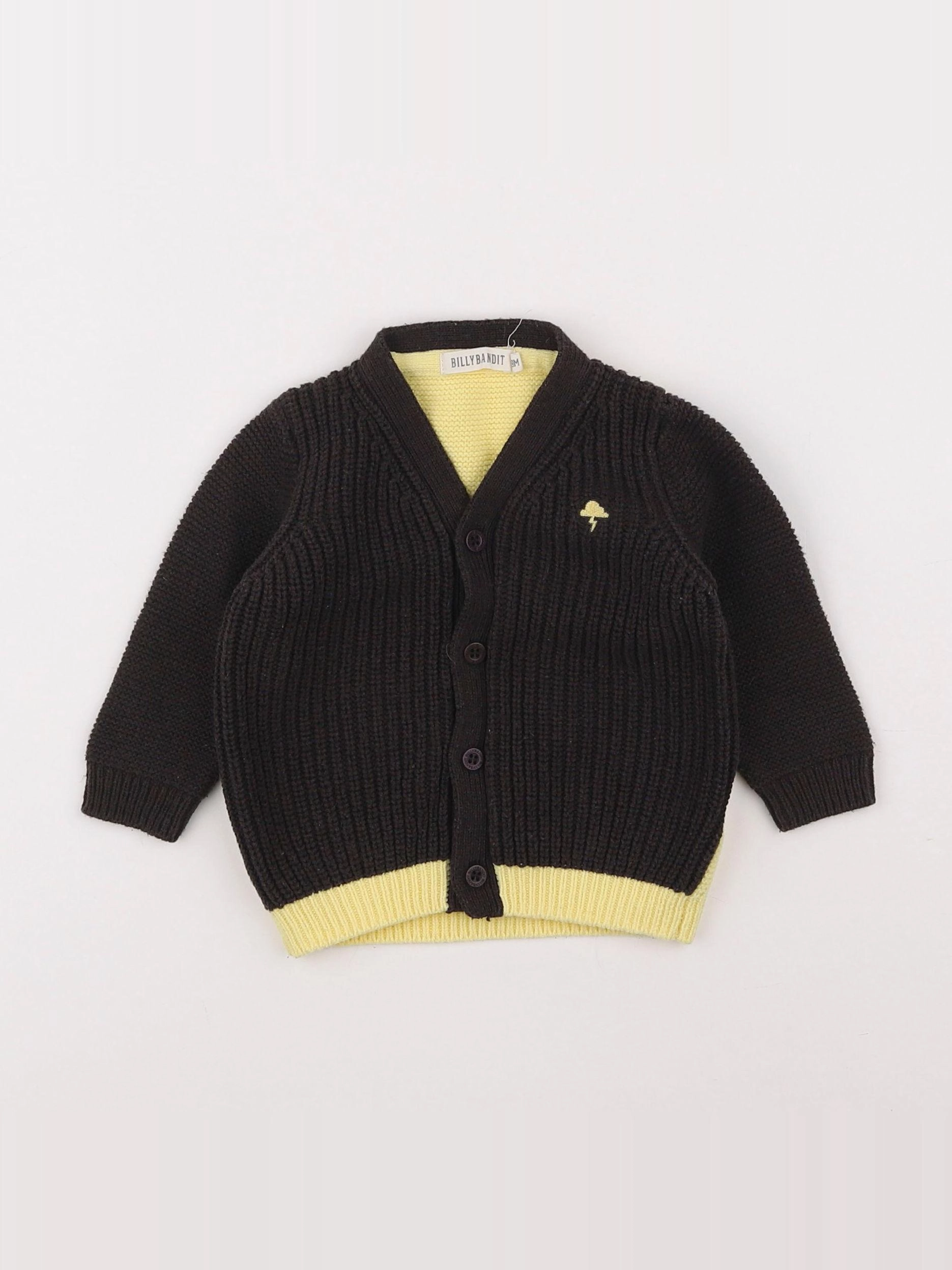 Billy Bandit - gilet marron - 9 mois