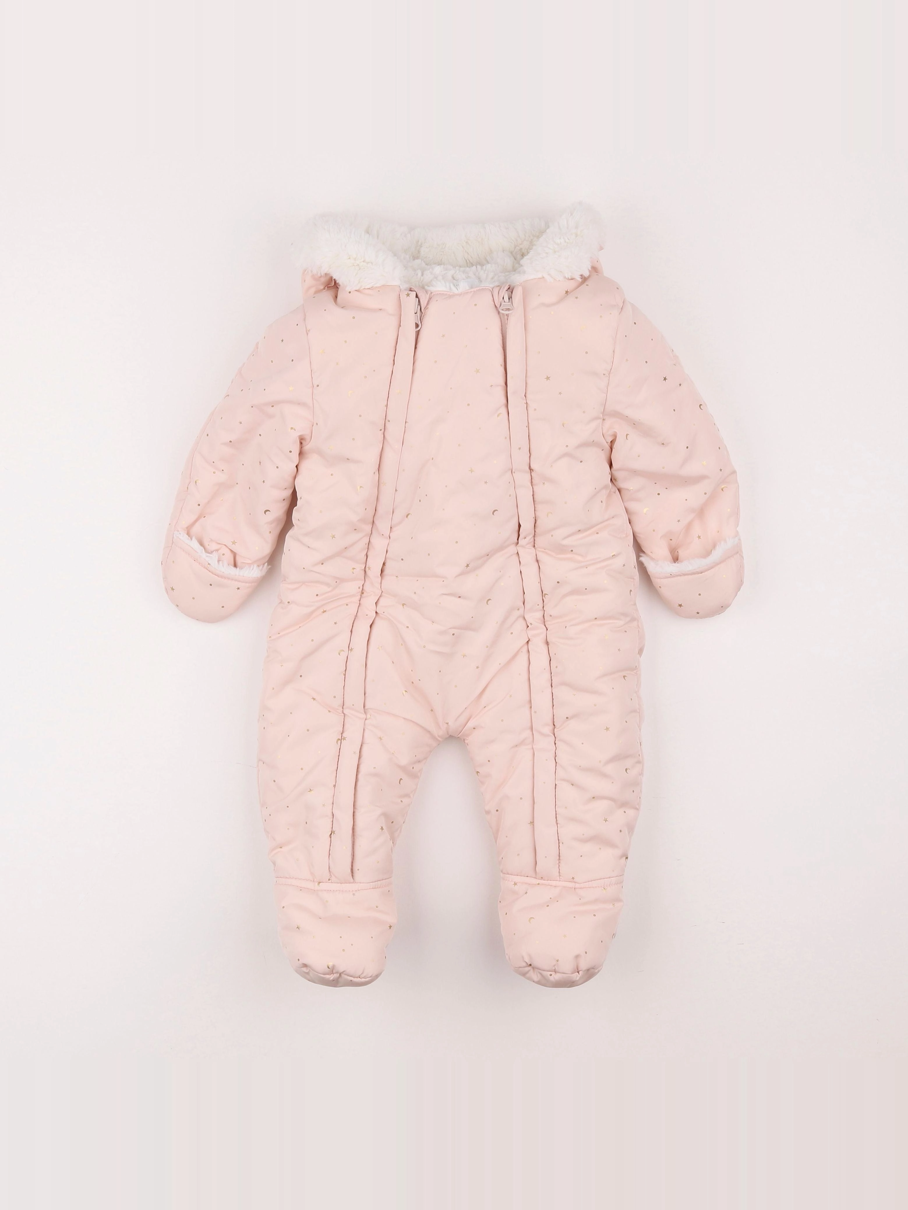 Vertbaudet - combi-pilote rose - 18 mois