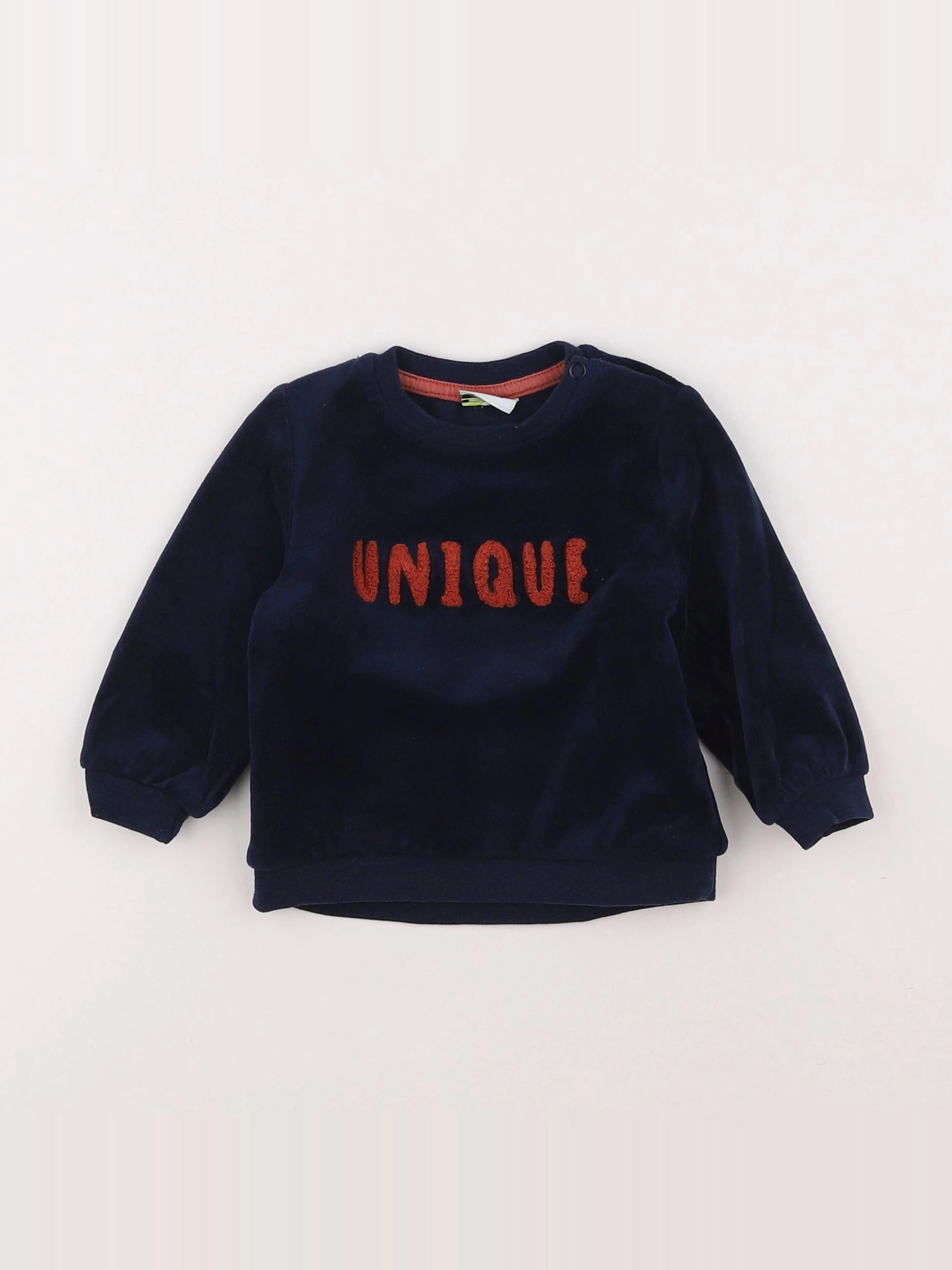 Tape à l'oeil - sweat bleu - 6 mois