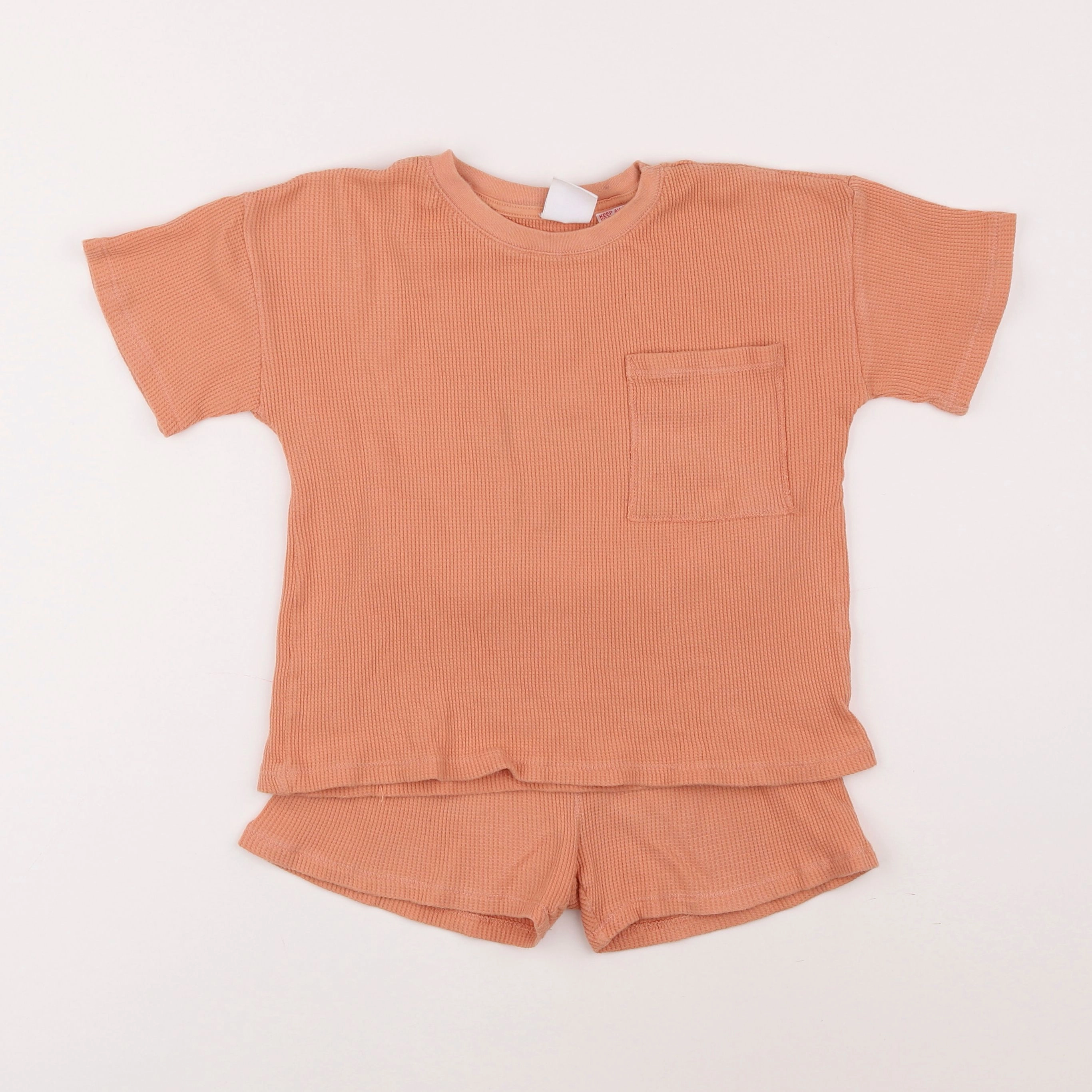 Zara - ensemble orange - 4/5 ans