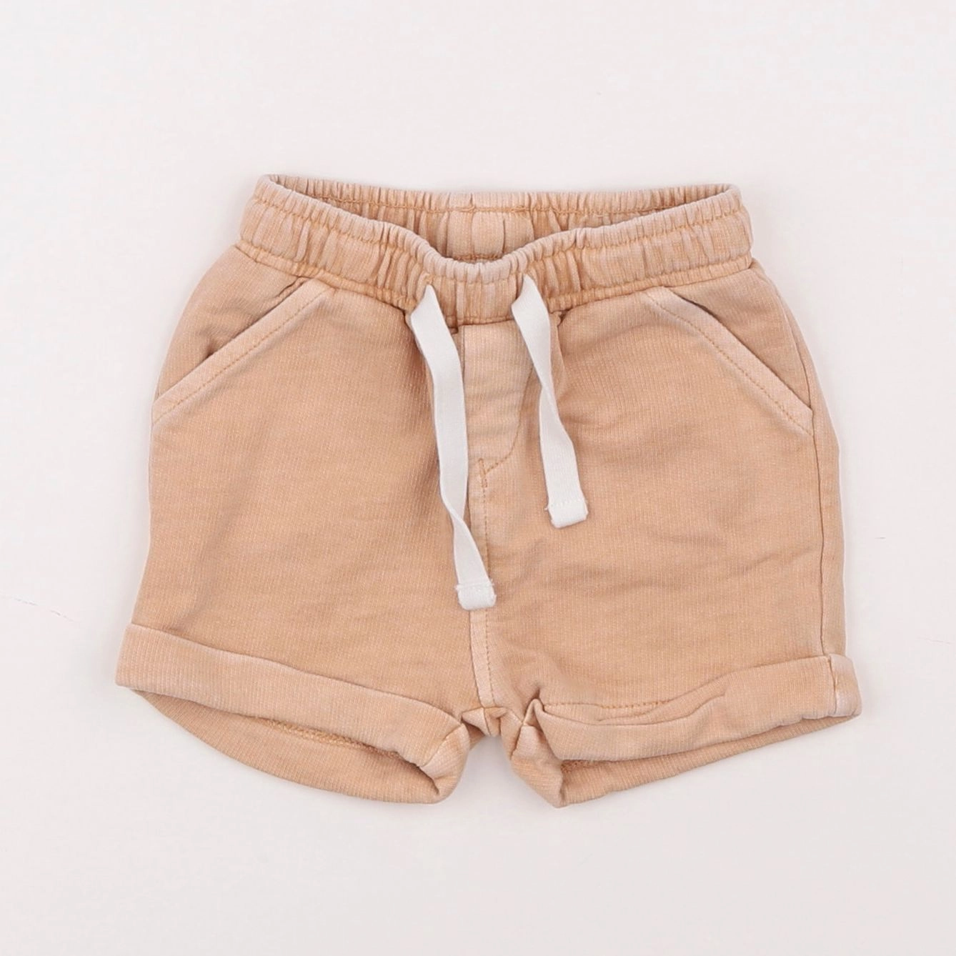 Vertbaudet - short orange - 6 mois