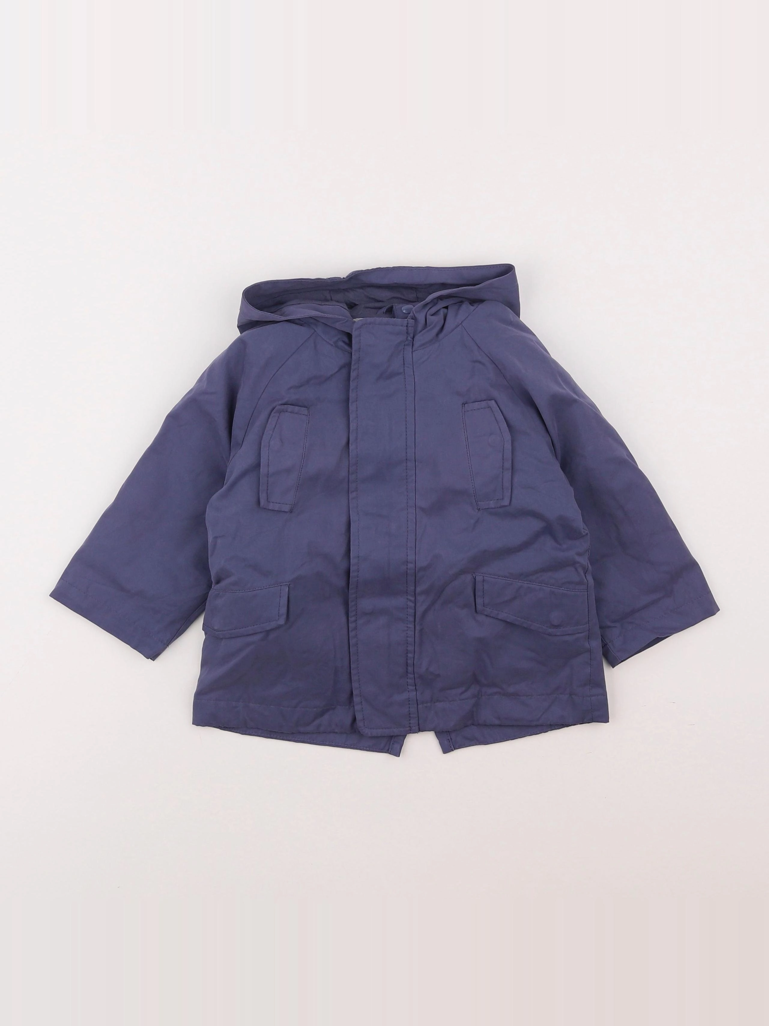 Vertbaudet - manteau bleu - 18 mois