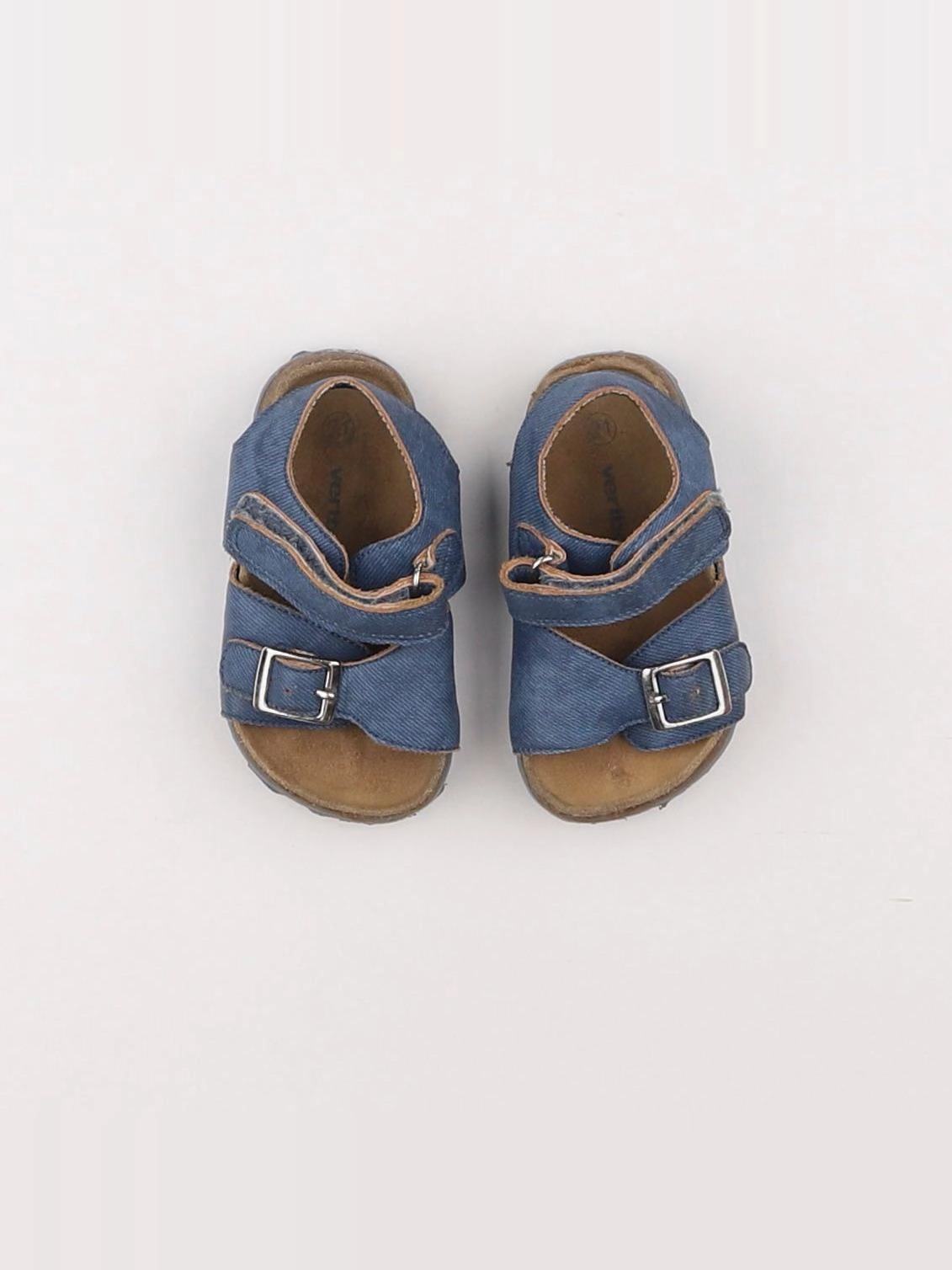 Vertbaudet - sandales bleu - pointure 18