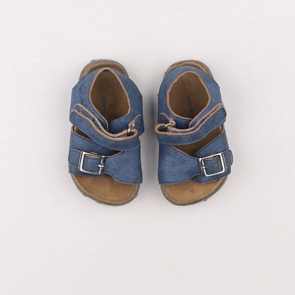 Vertbaudet - sandales bleu - pointure 18