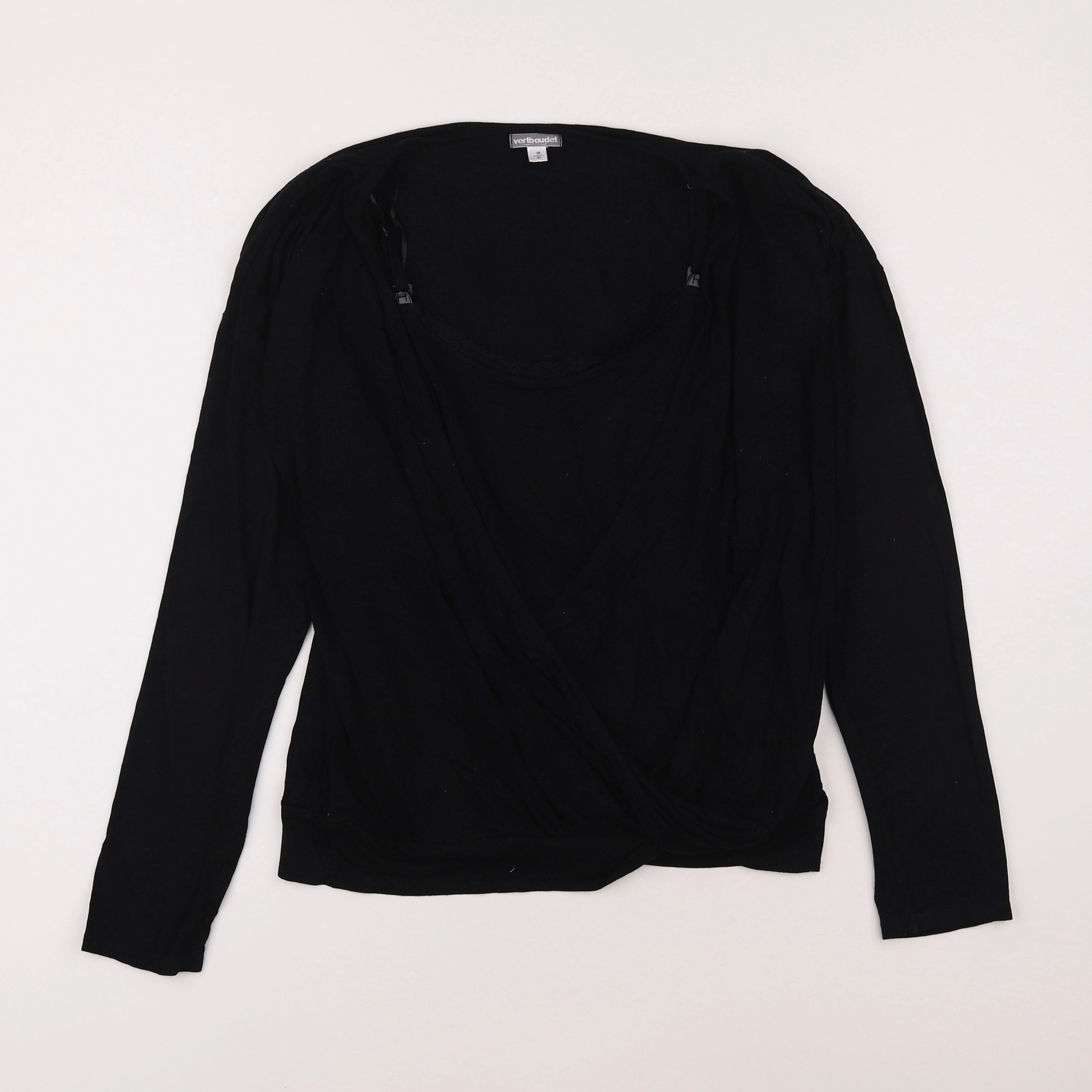 Vertbaudet - tee-shirt grossesse noir - 38 à 40